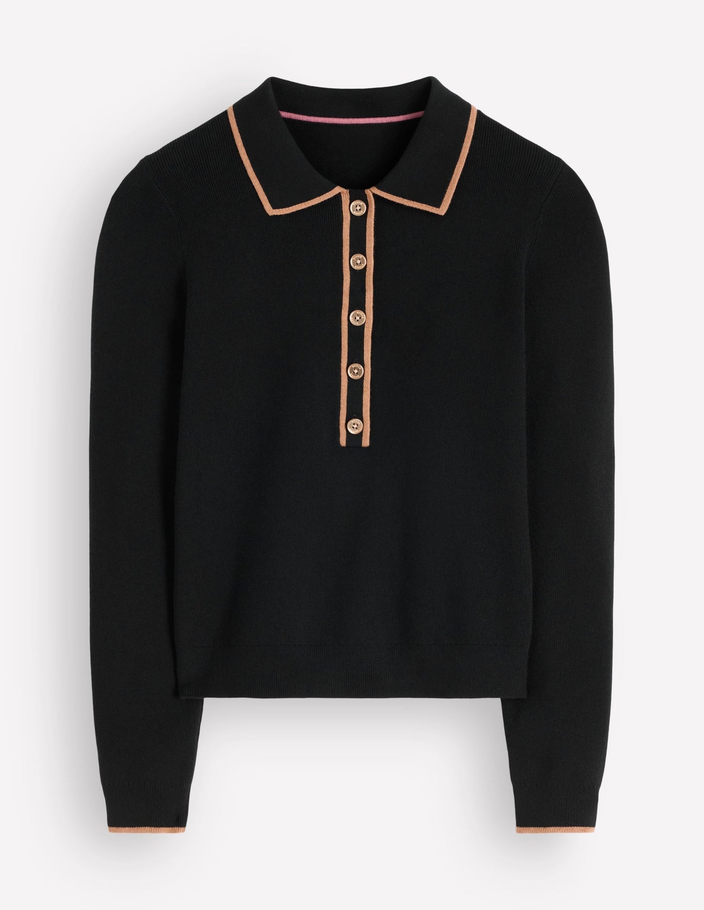 Liz Henley Jumper-Black