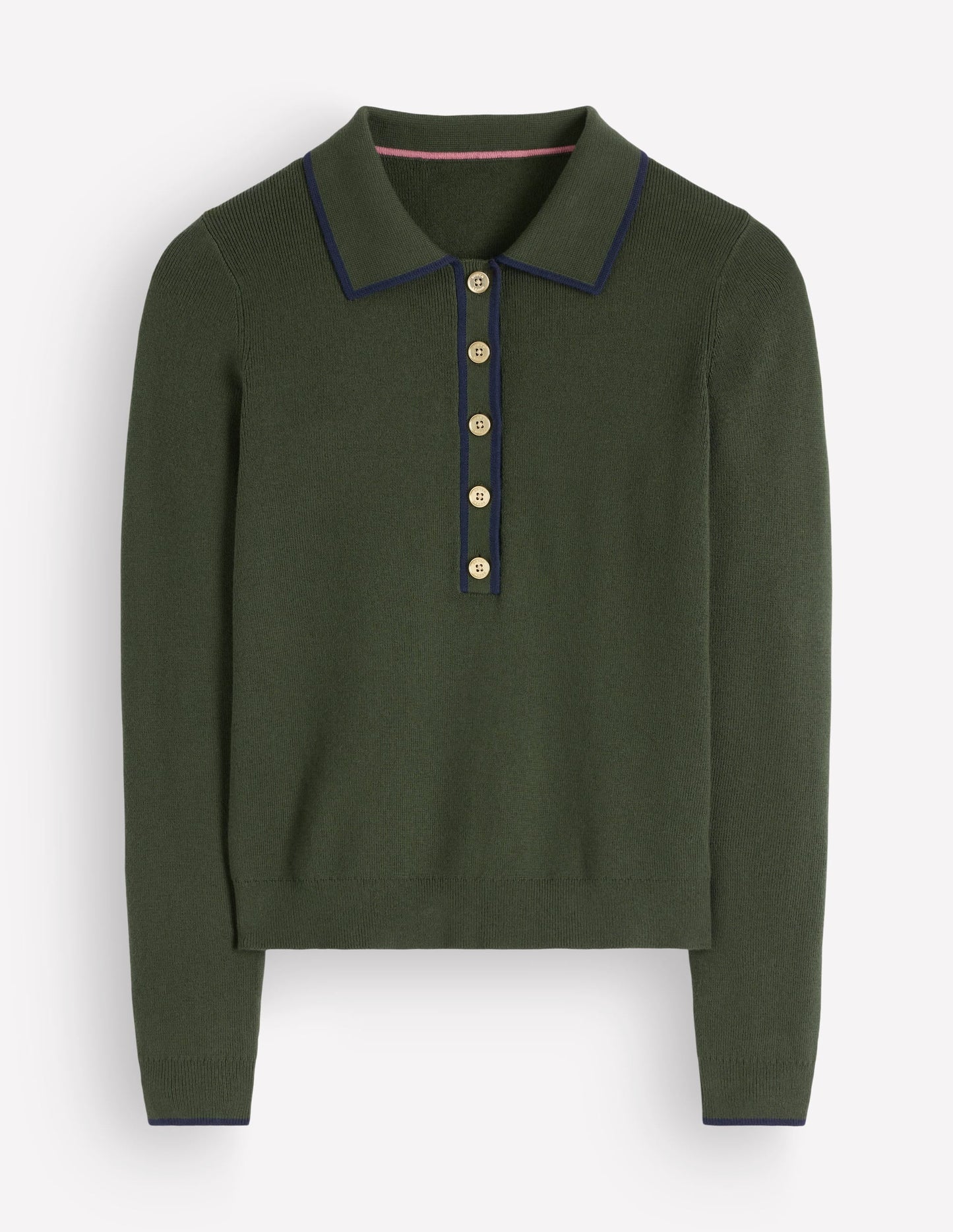 Liz Henley Jumper-Forest Glade