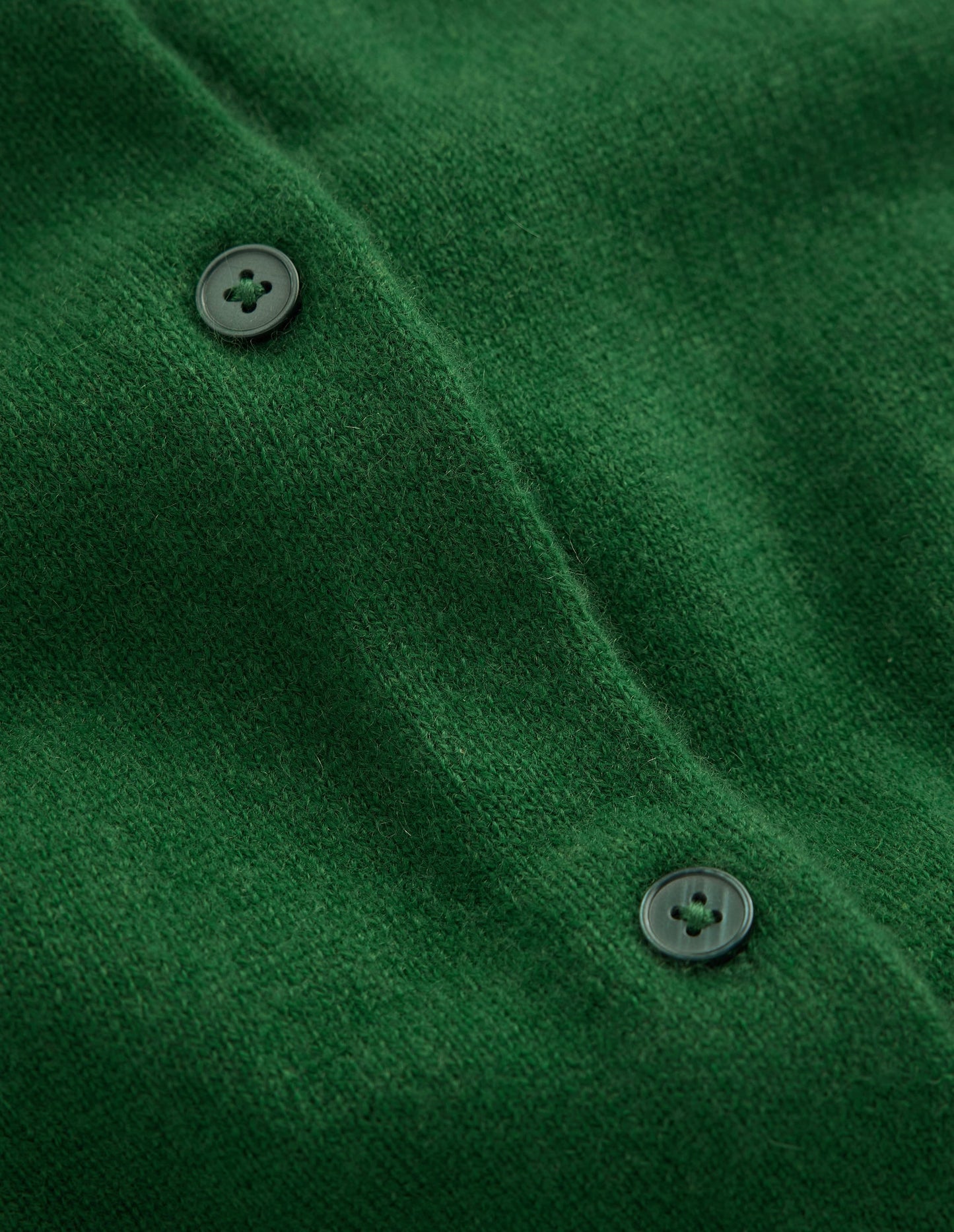Elsie Cashmere Crew Cardigan-Fresh Green