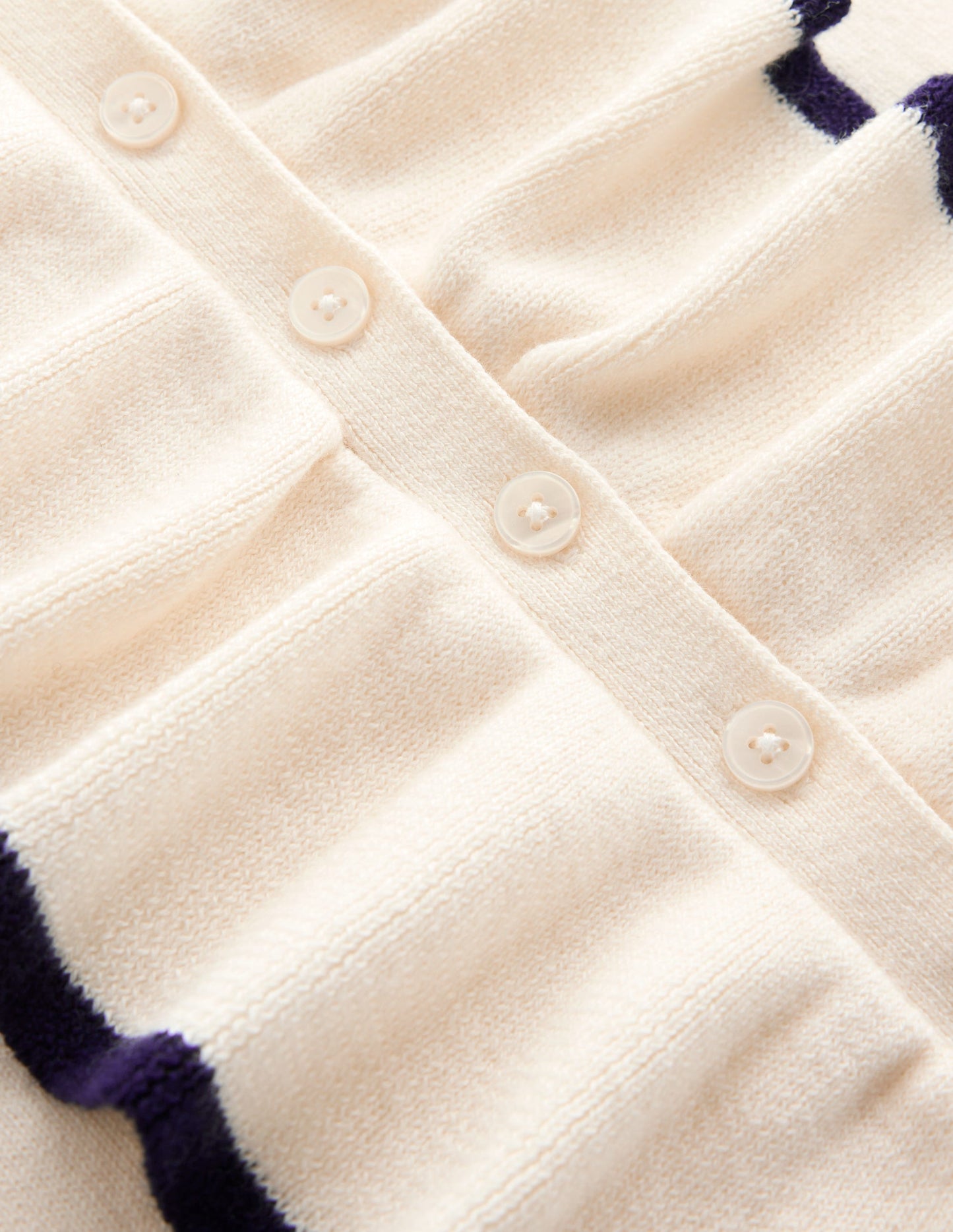 Ruffle Collar Knitted T-Shirt-Warm Ivory