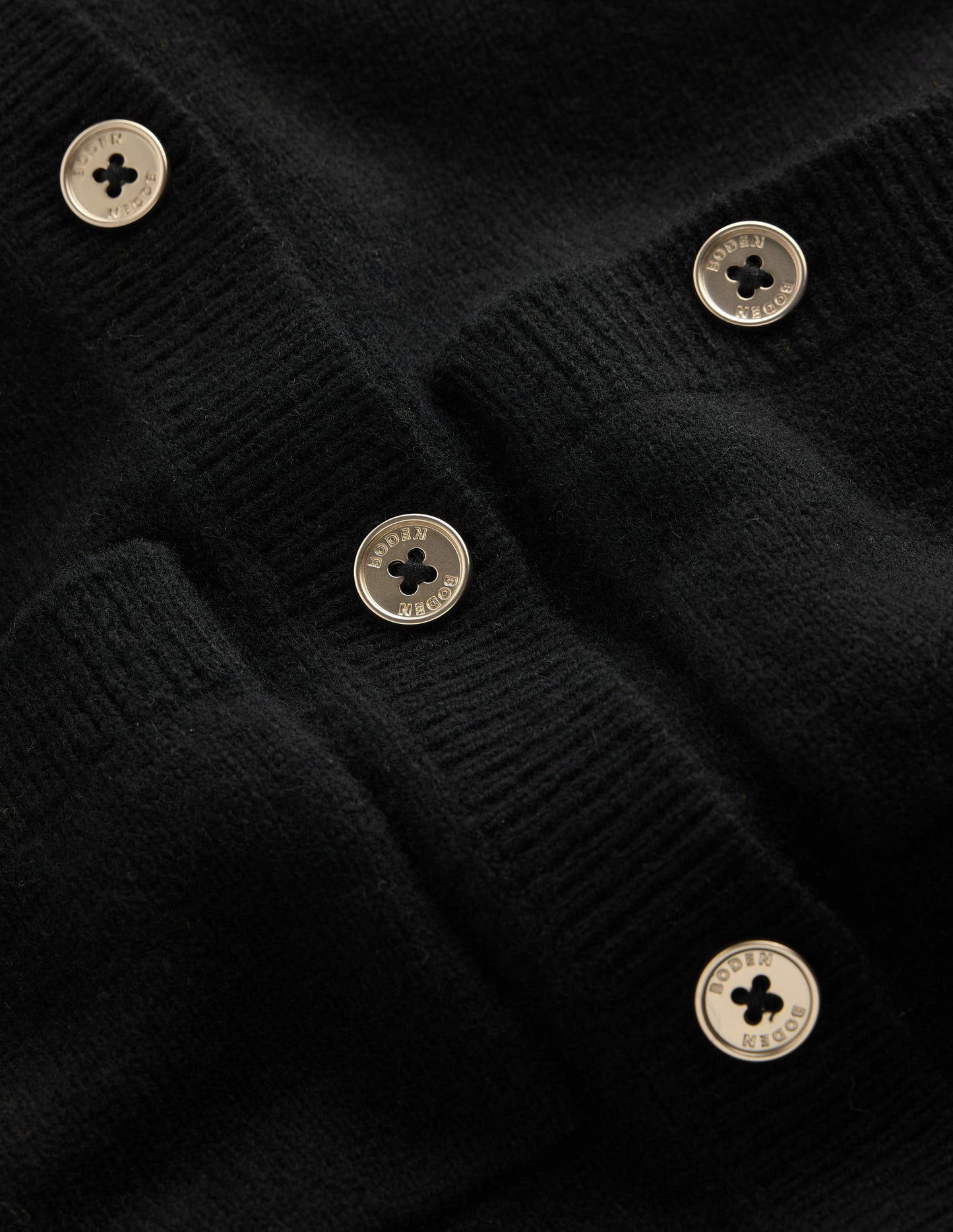 Marianne Merino Wool Cardigan-Black
