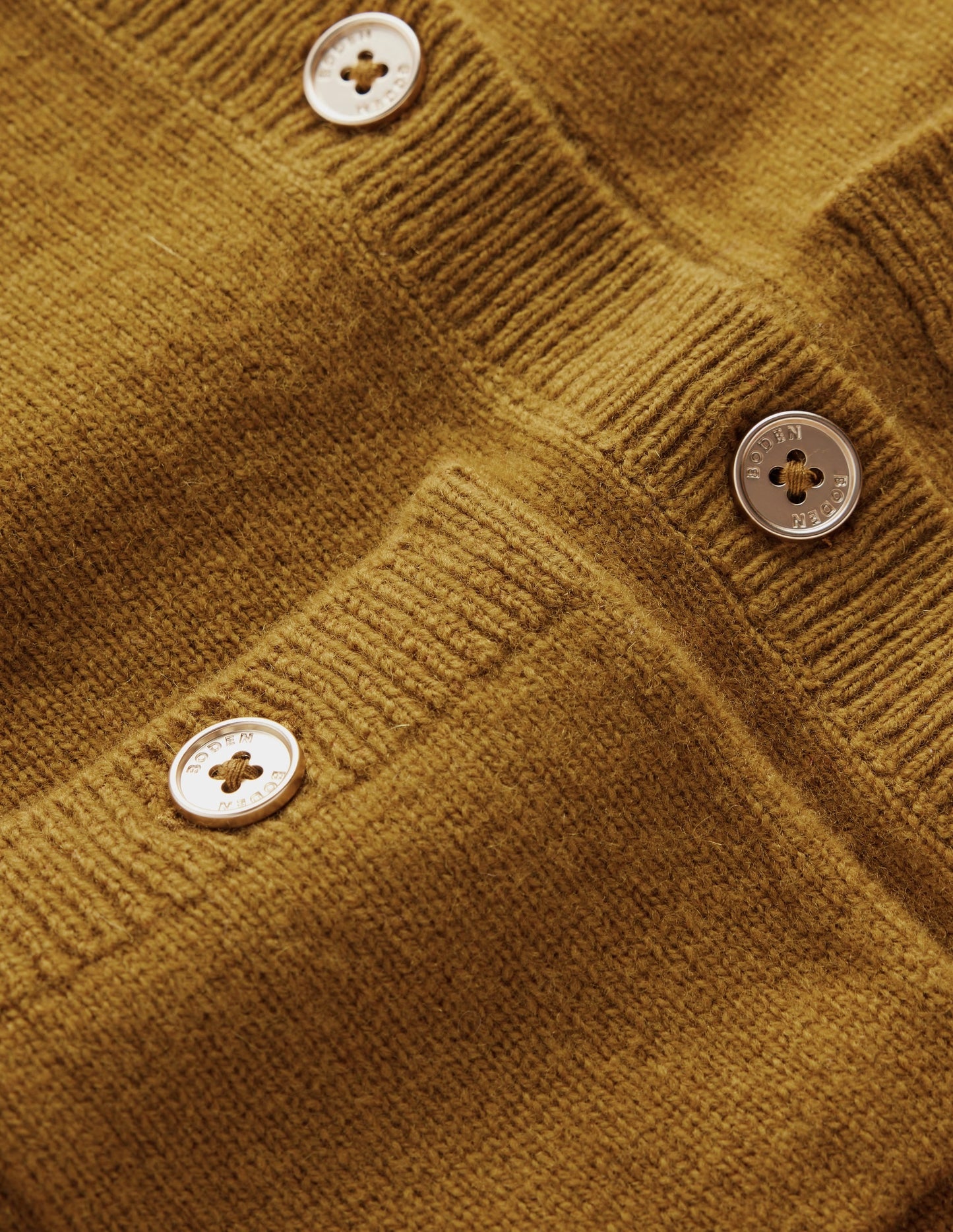 Marianne Merino Wool Cardigan-Spiced Chai