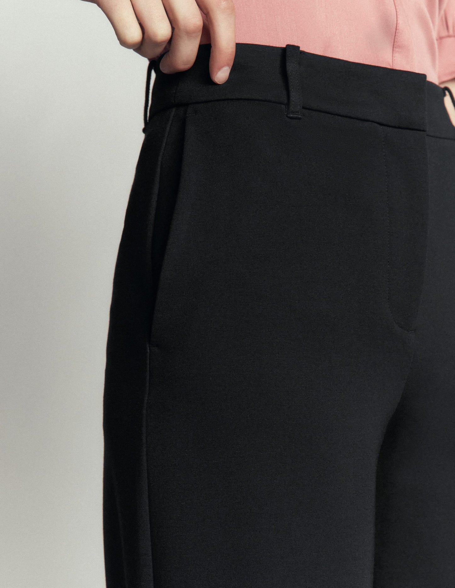 Belgravia Ponte Trousers-Black