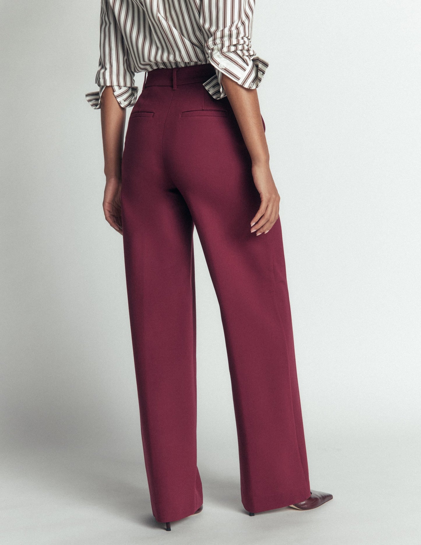 Belgravia Ponte Trousers-Deep Wisteria