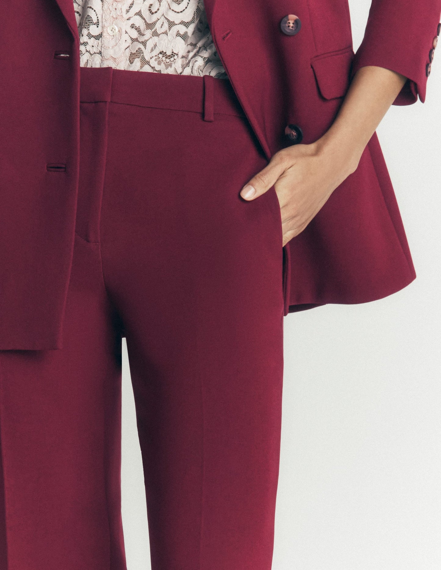 Fitzrovia Tailored Trousers-Deep Wisteria