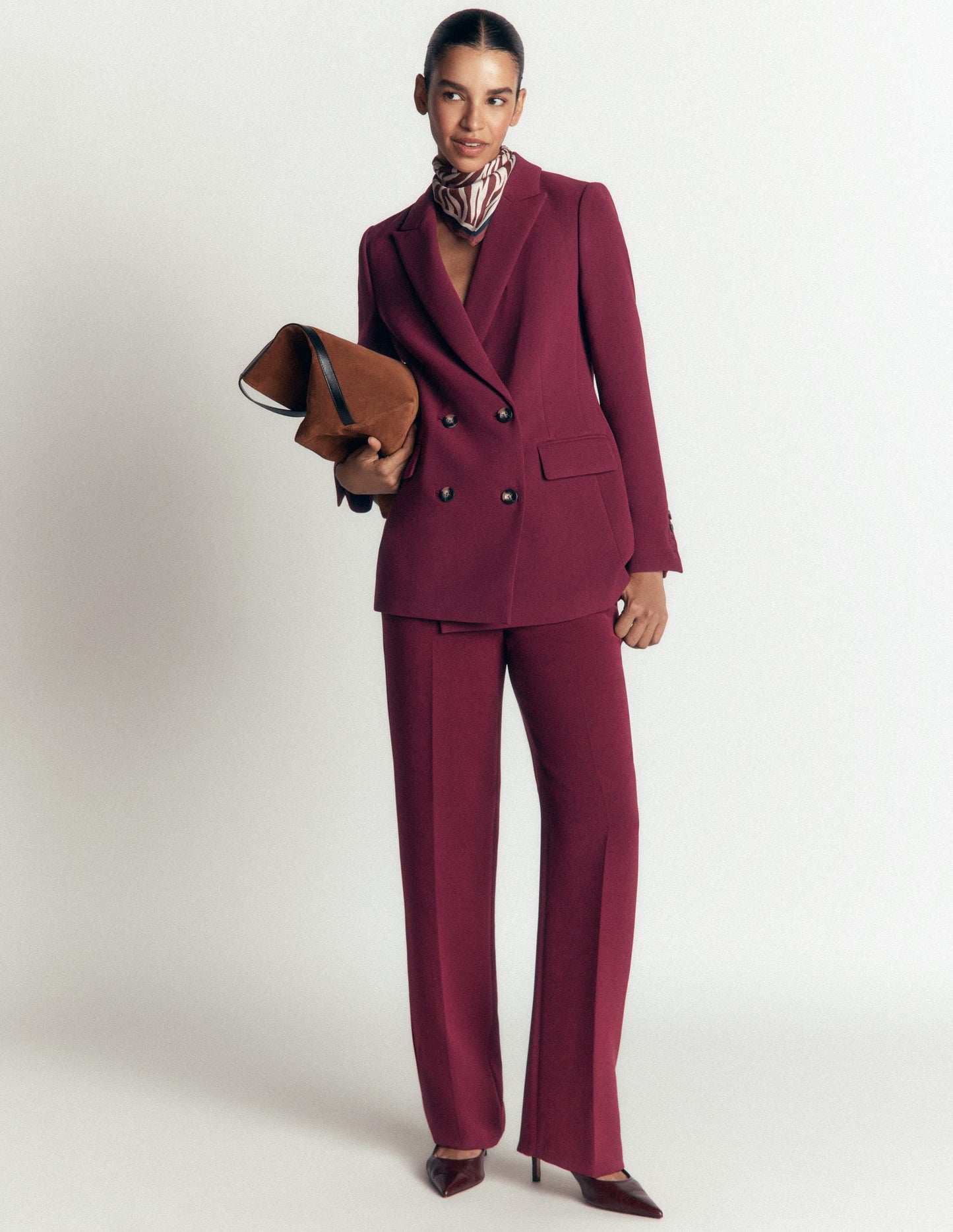 Fitzrovia Tailored Trousers-Deep Wisteria