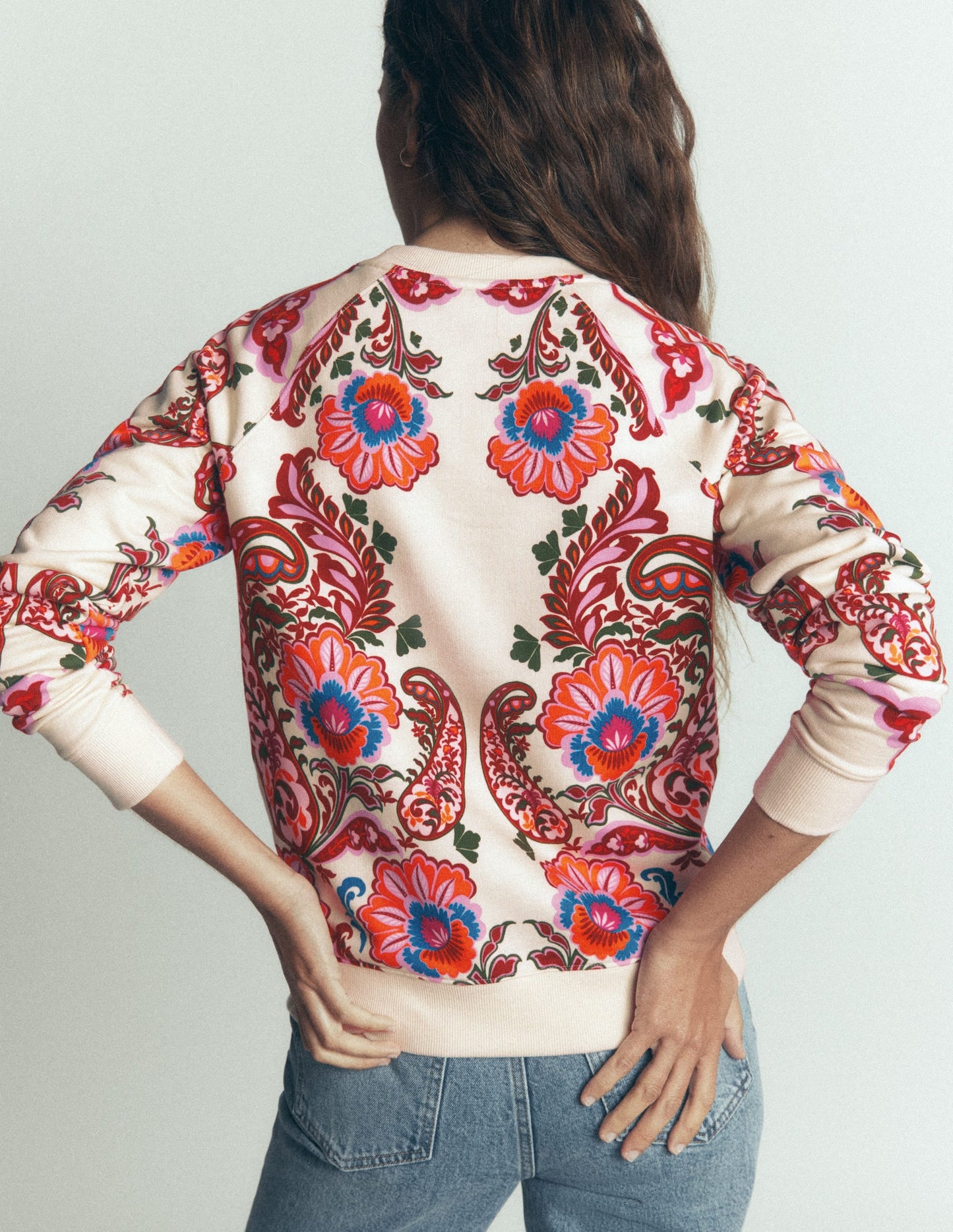 Rosa Printed Sweatshirt-Bohemia Dream