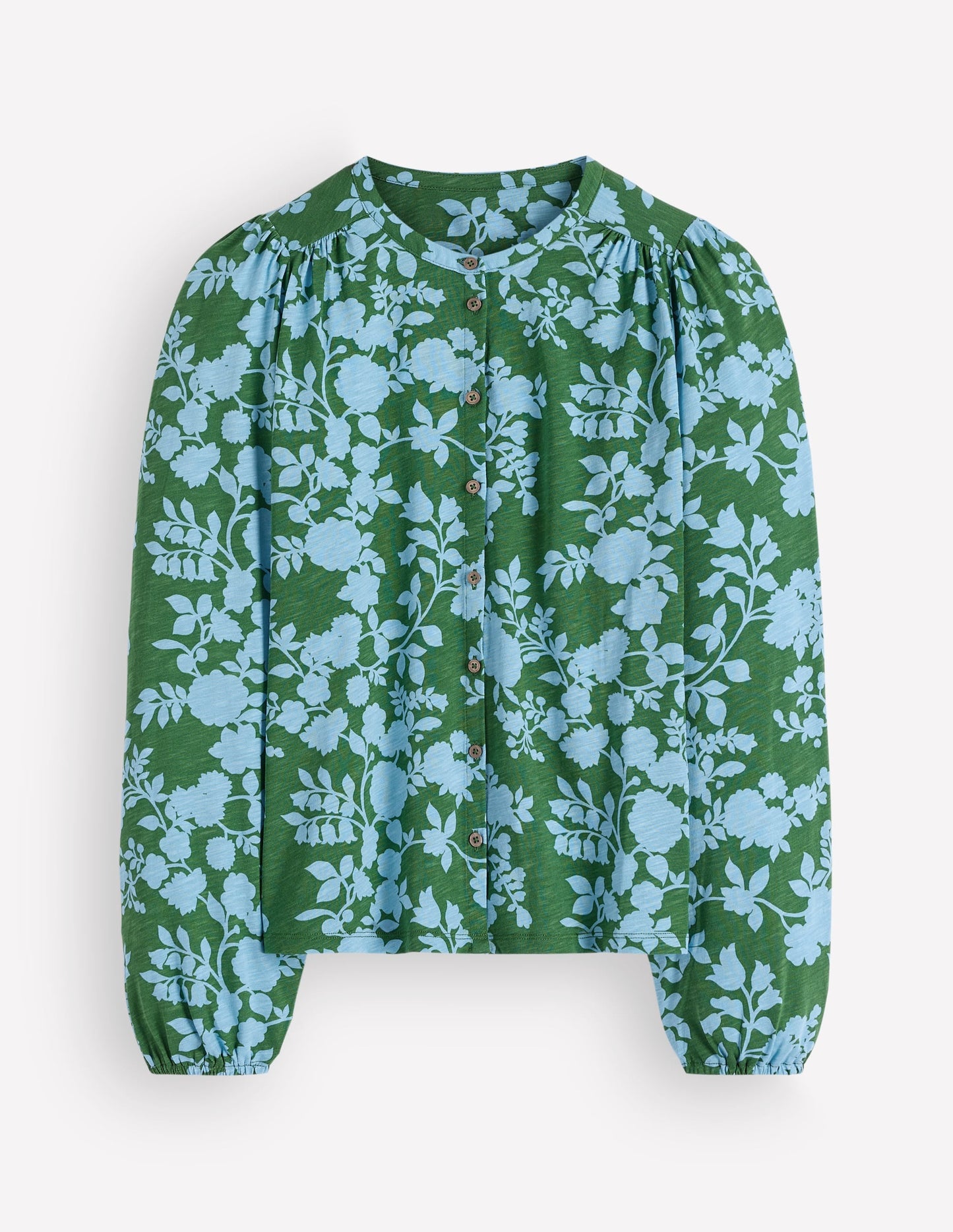Ara Jersey Shirt-Alpine Green, Bouquet Breeze