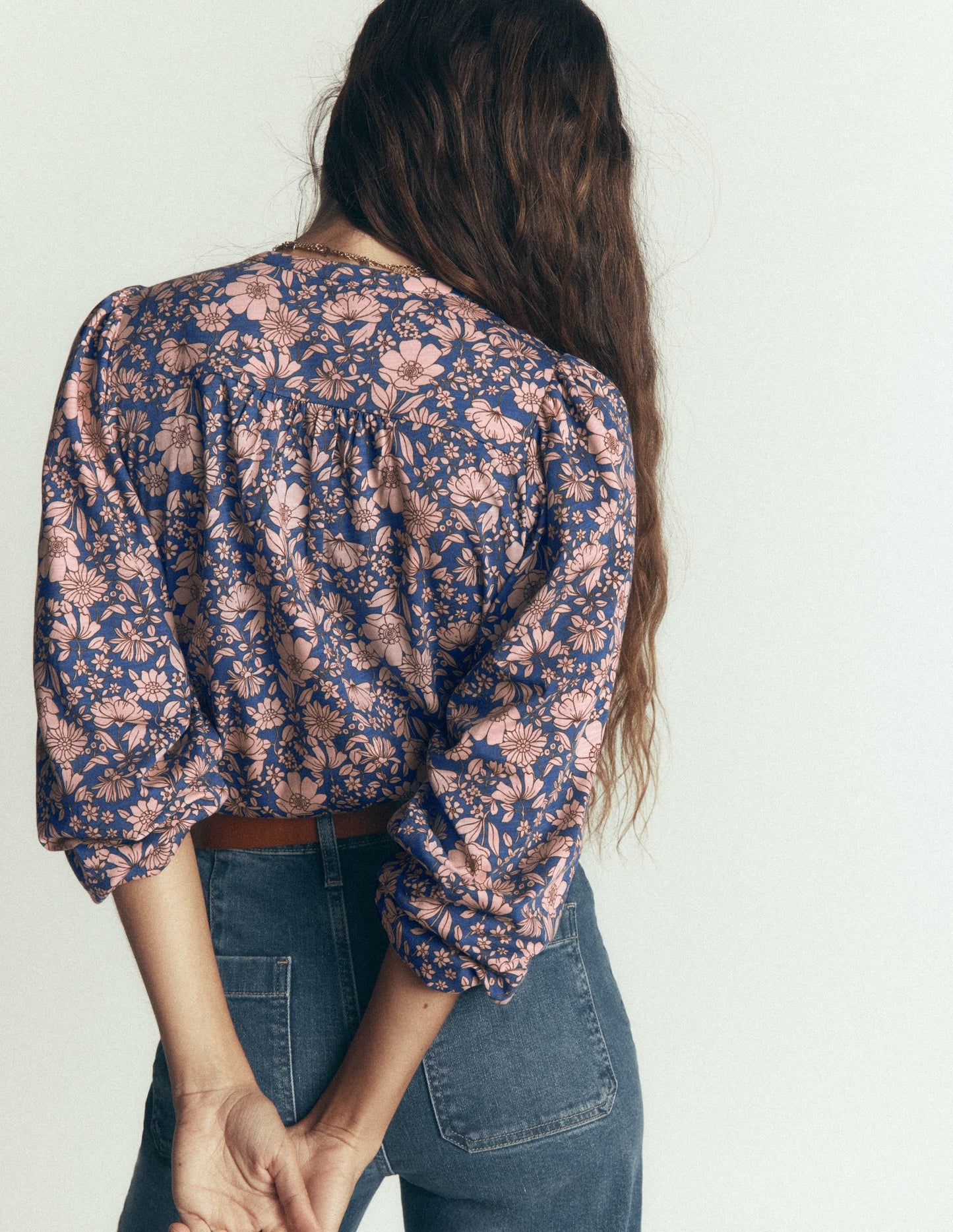 Ara Jersey Shirt-Floral Field