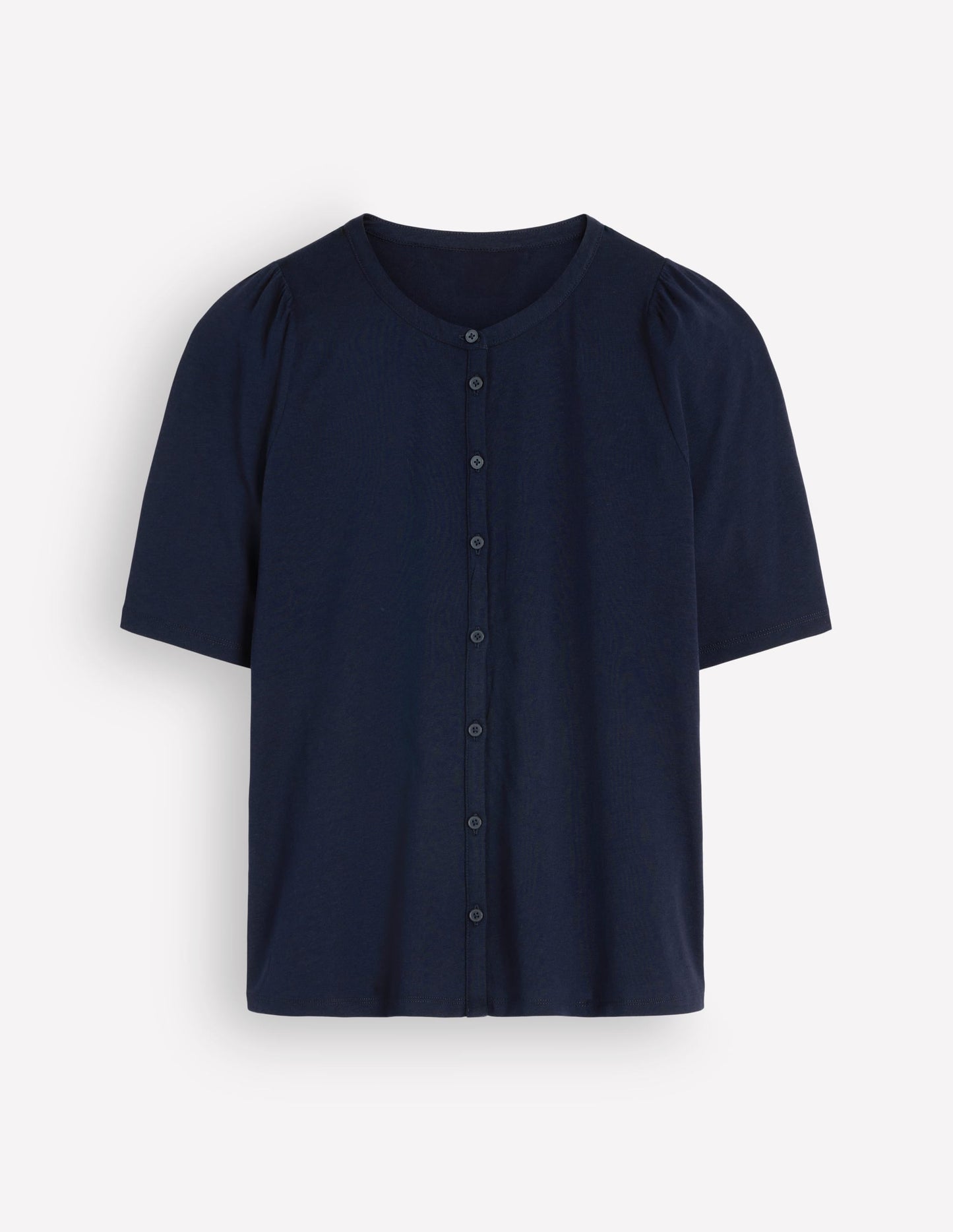 Supersoft Short Puff Shirt-Navy