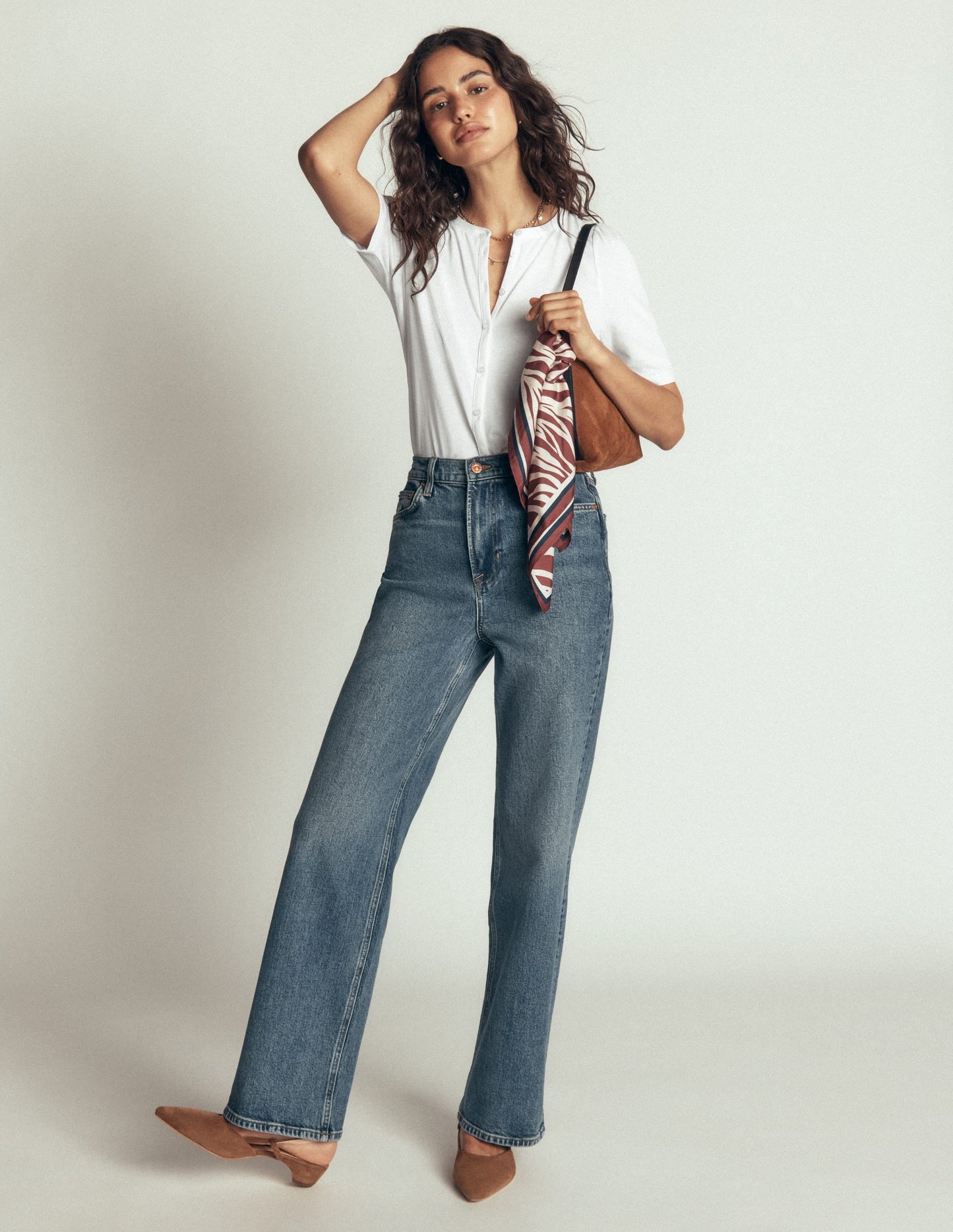 Supersoft Short Puff Shirt-white