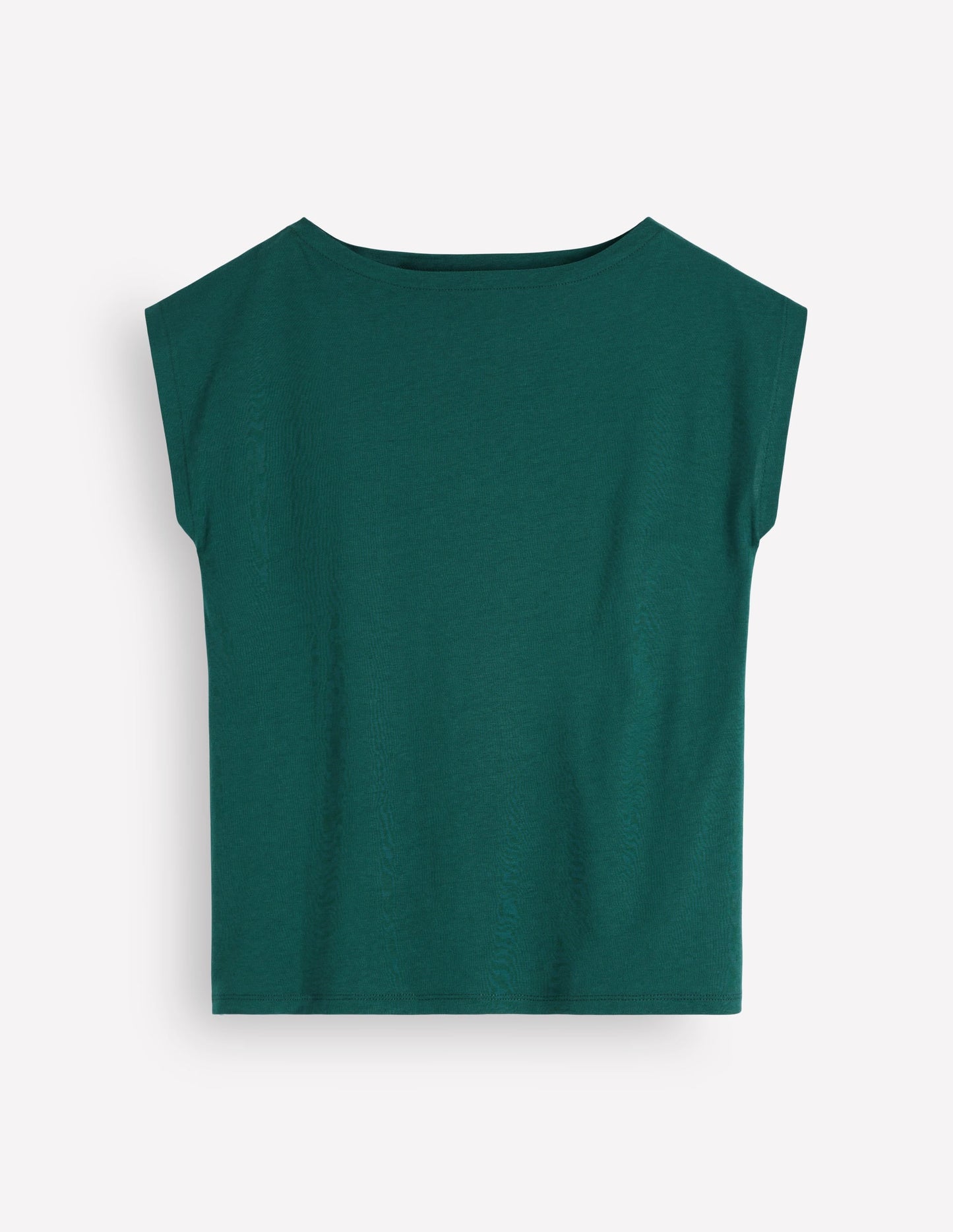 Supersoft Slash Neck T-Shirt-Midnight Teal