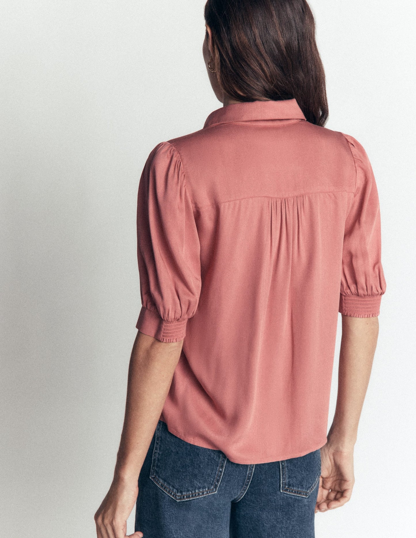 Penelope Viscose Top-Vintage Rose