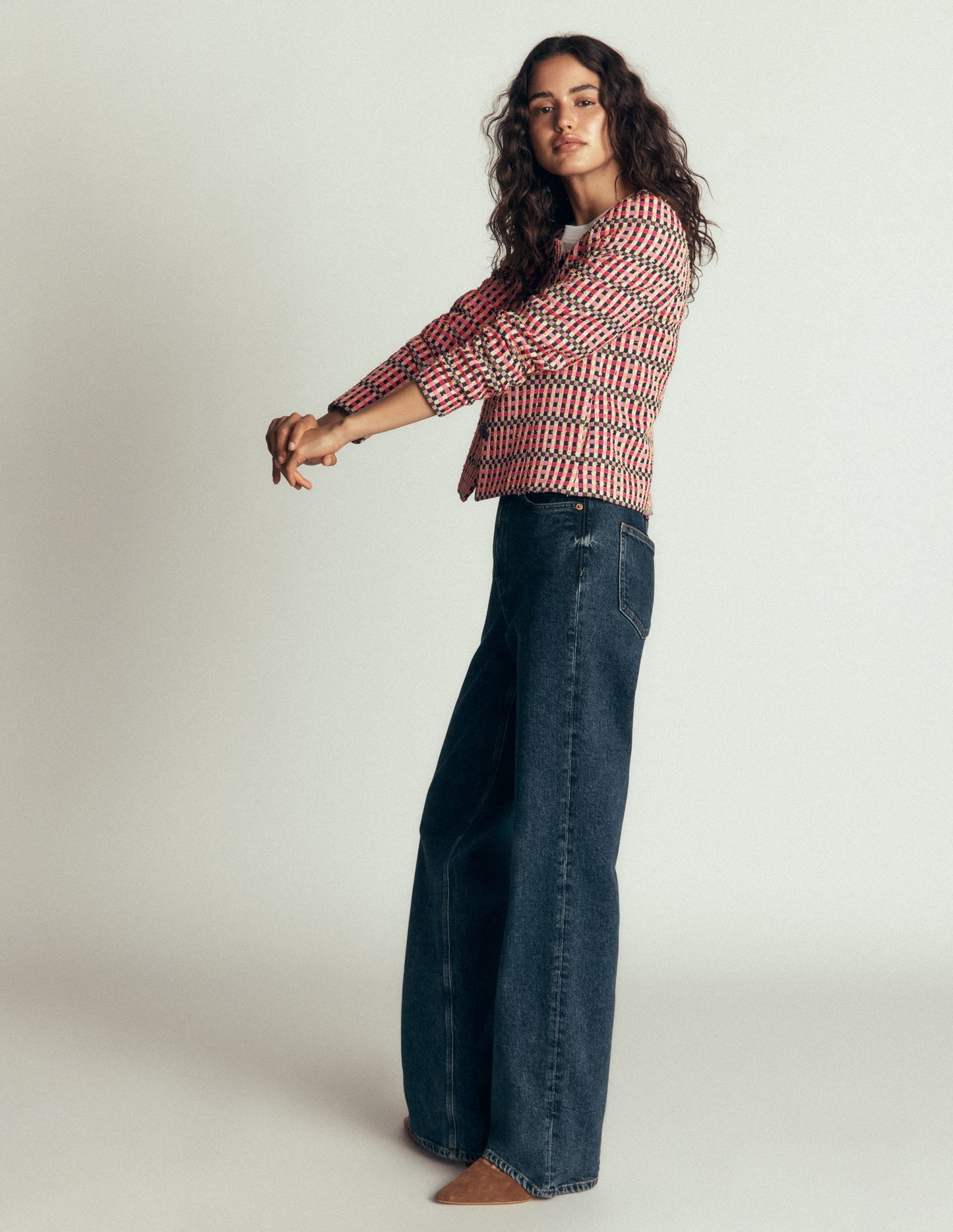 Salisbury Puff Sleeve Jacket-Multi