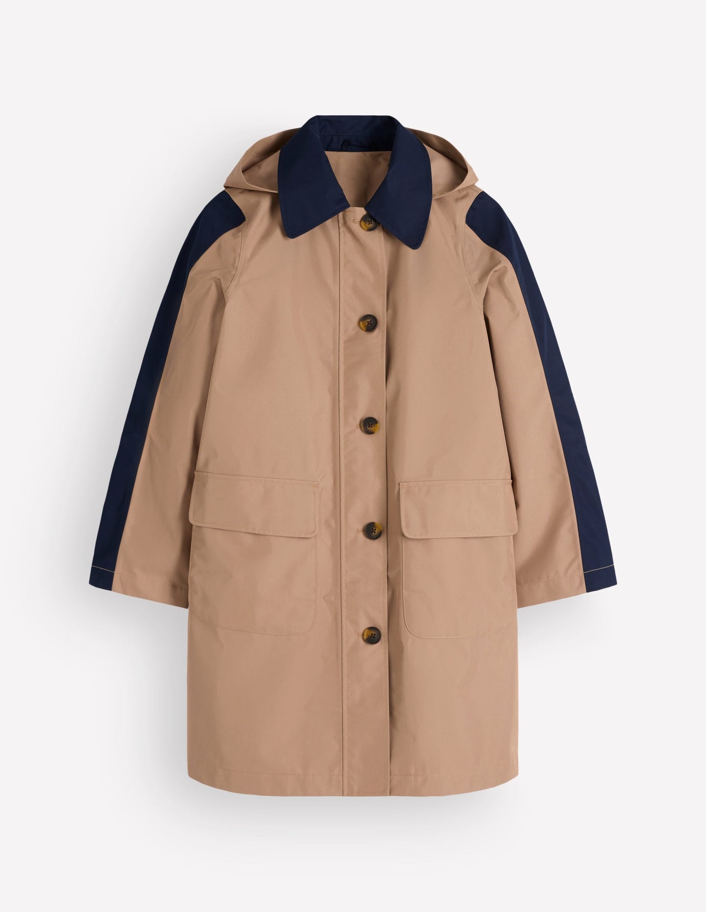 Colour block Raincoat-Amphora