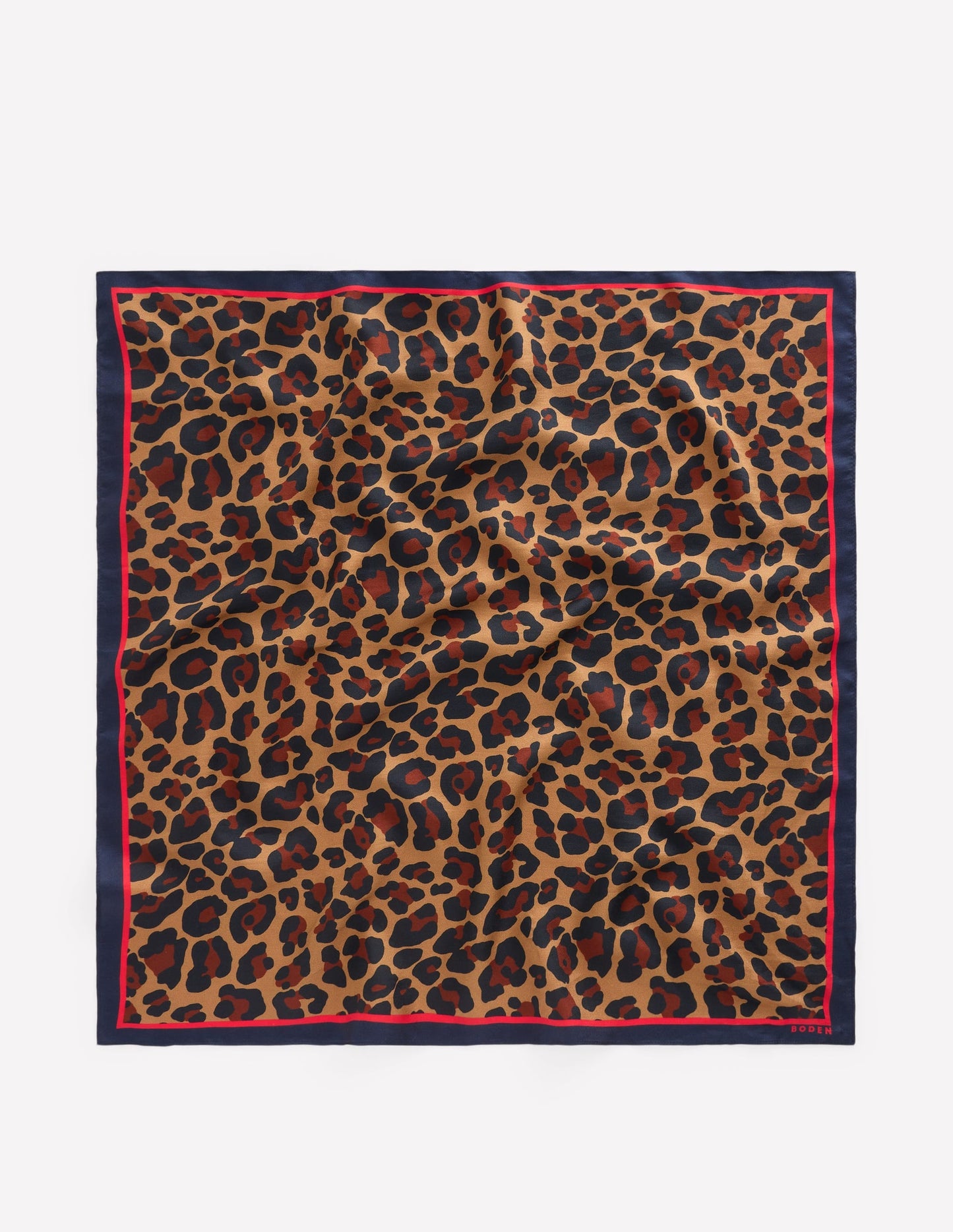 Elisabeth Silk Square Scarf-Multi, Cheetah Pop