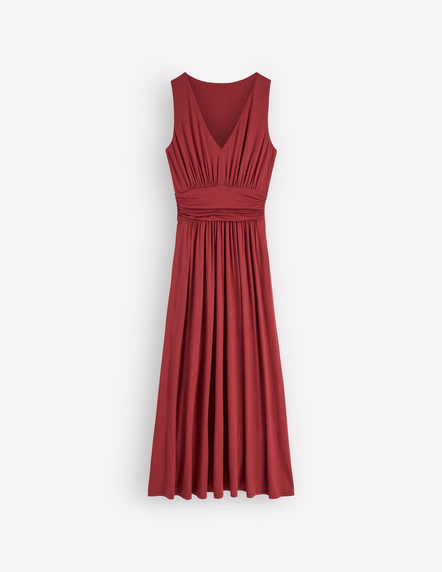 Elodie Jersey Maxi Dress-Rich Chestnut