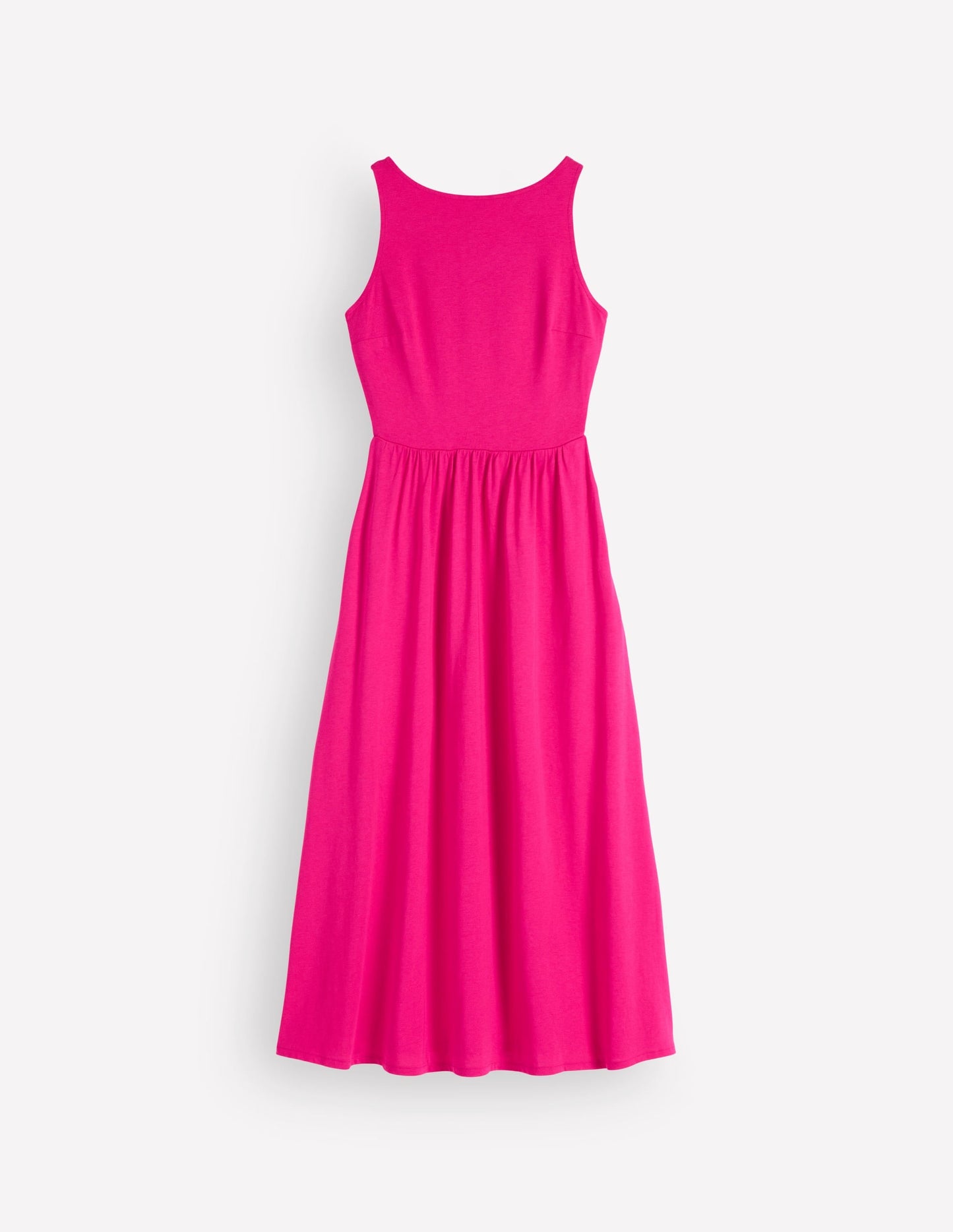 Saoirse Smock Back Dress-Bright Pink