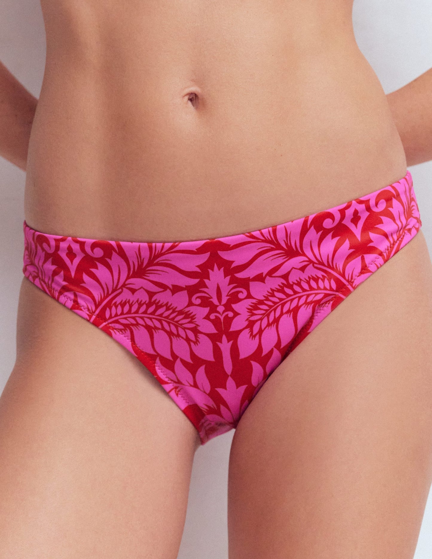 Classic Bikini Bottoms-Salsa, Ornamental Foliage