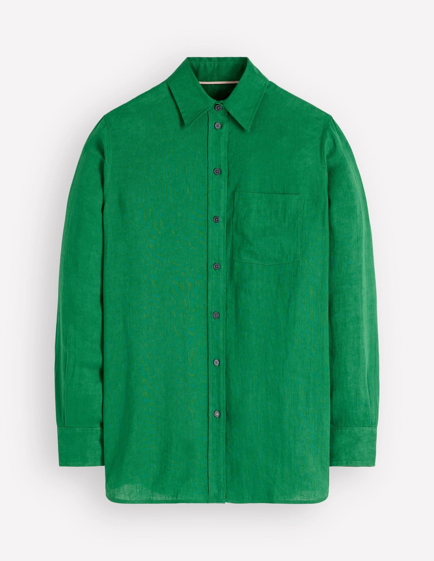 Sadie Relaxed Linen Shirt-Fresh Green