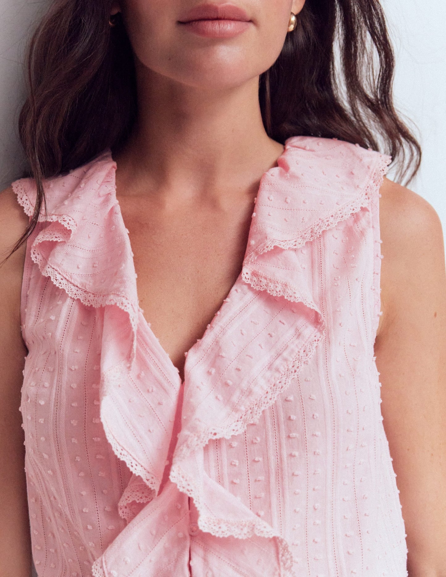 Eliza Sleeveless Top-French Pink