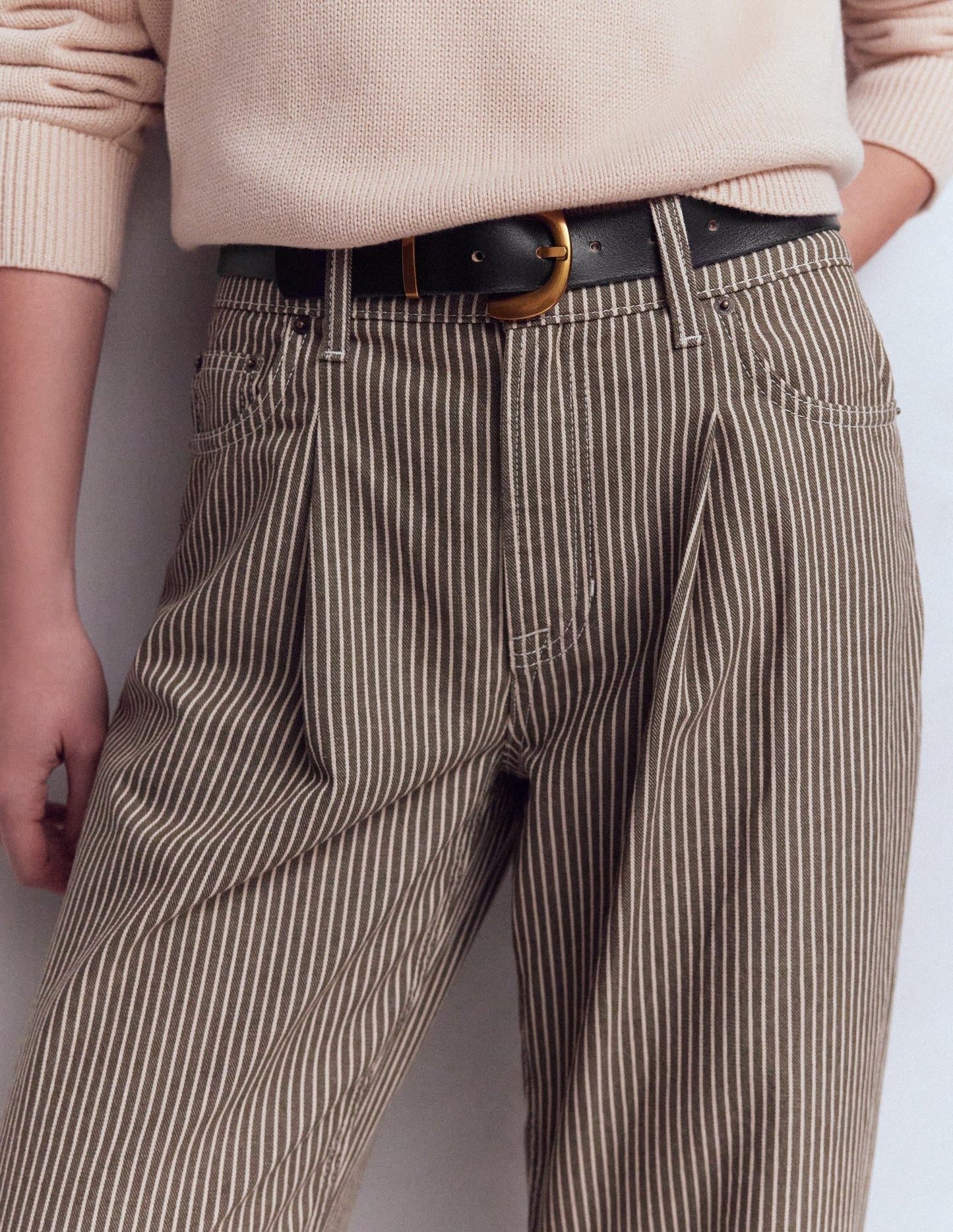 Chunky Buckle Belt-Black