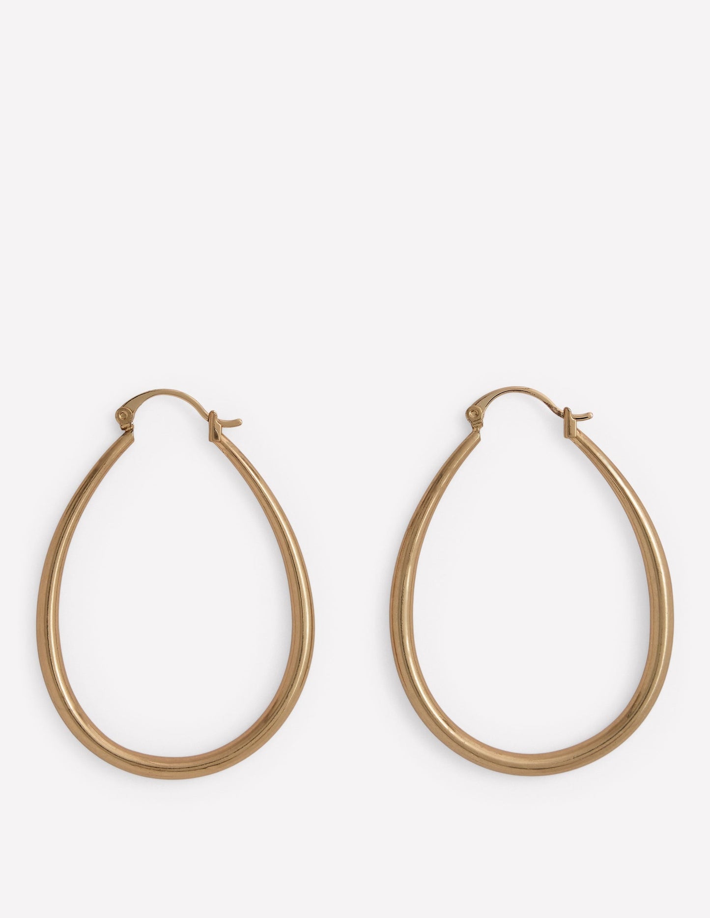 Large Metal Hoops-Gold Colour