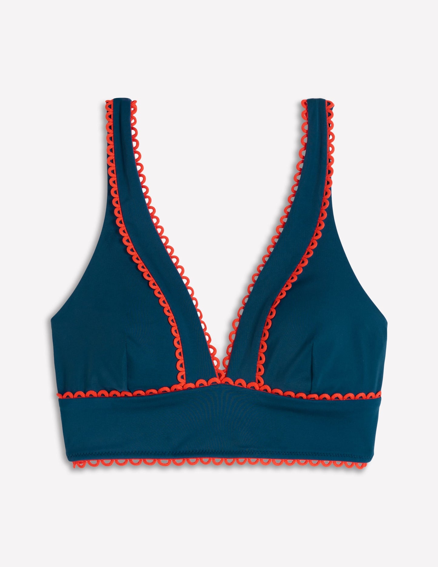 Porto V-neck Bikini Top-Oceanside, Firework