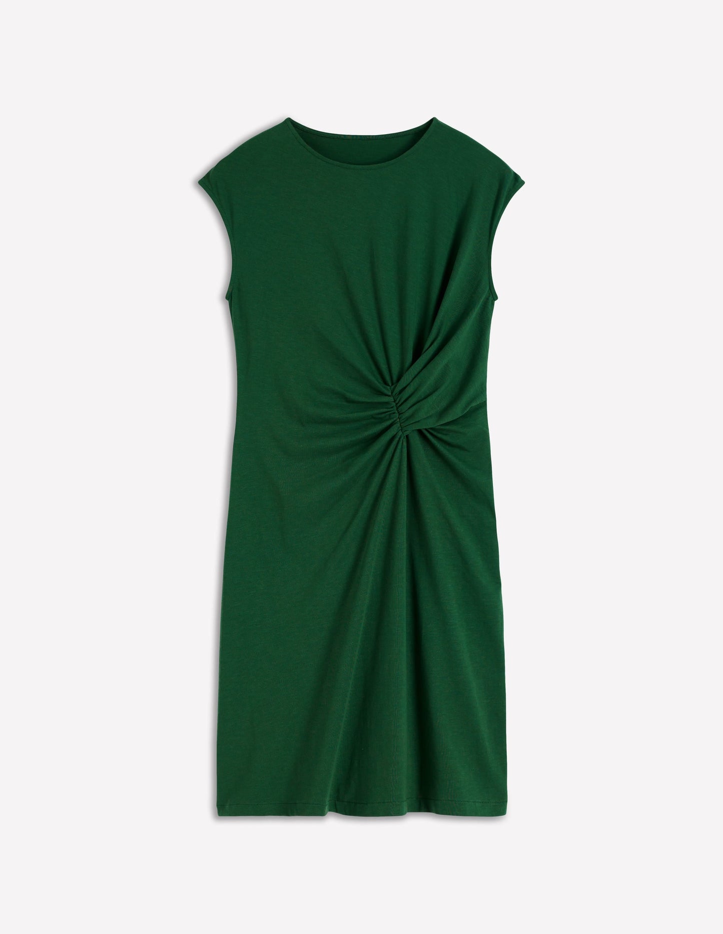 Delilah Twist Short Dress-Hunter Green