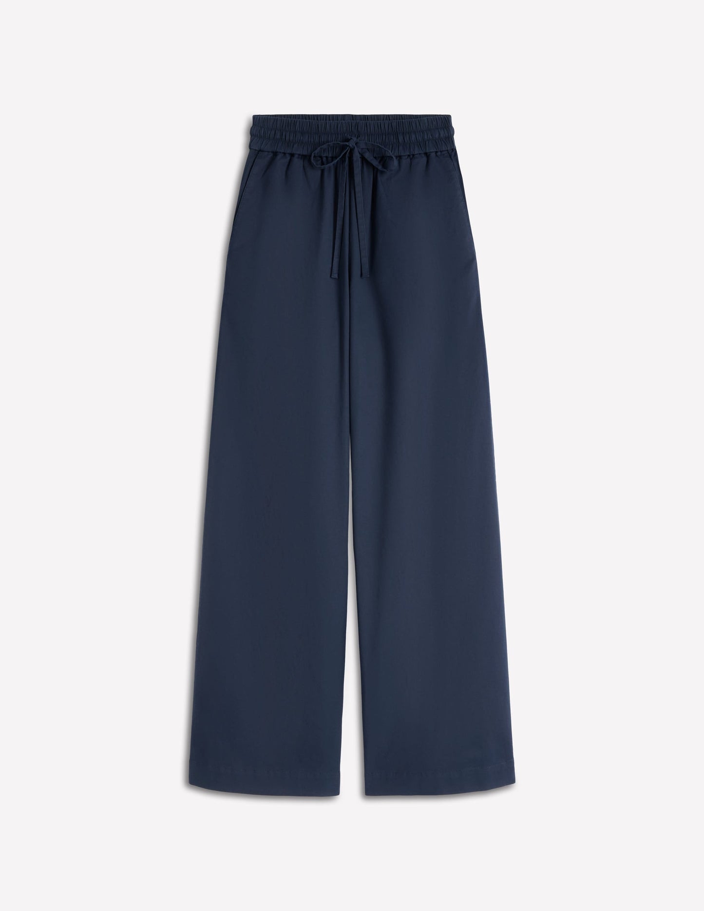 Greenwich Tie Waist Trousers-Navy