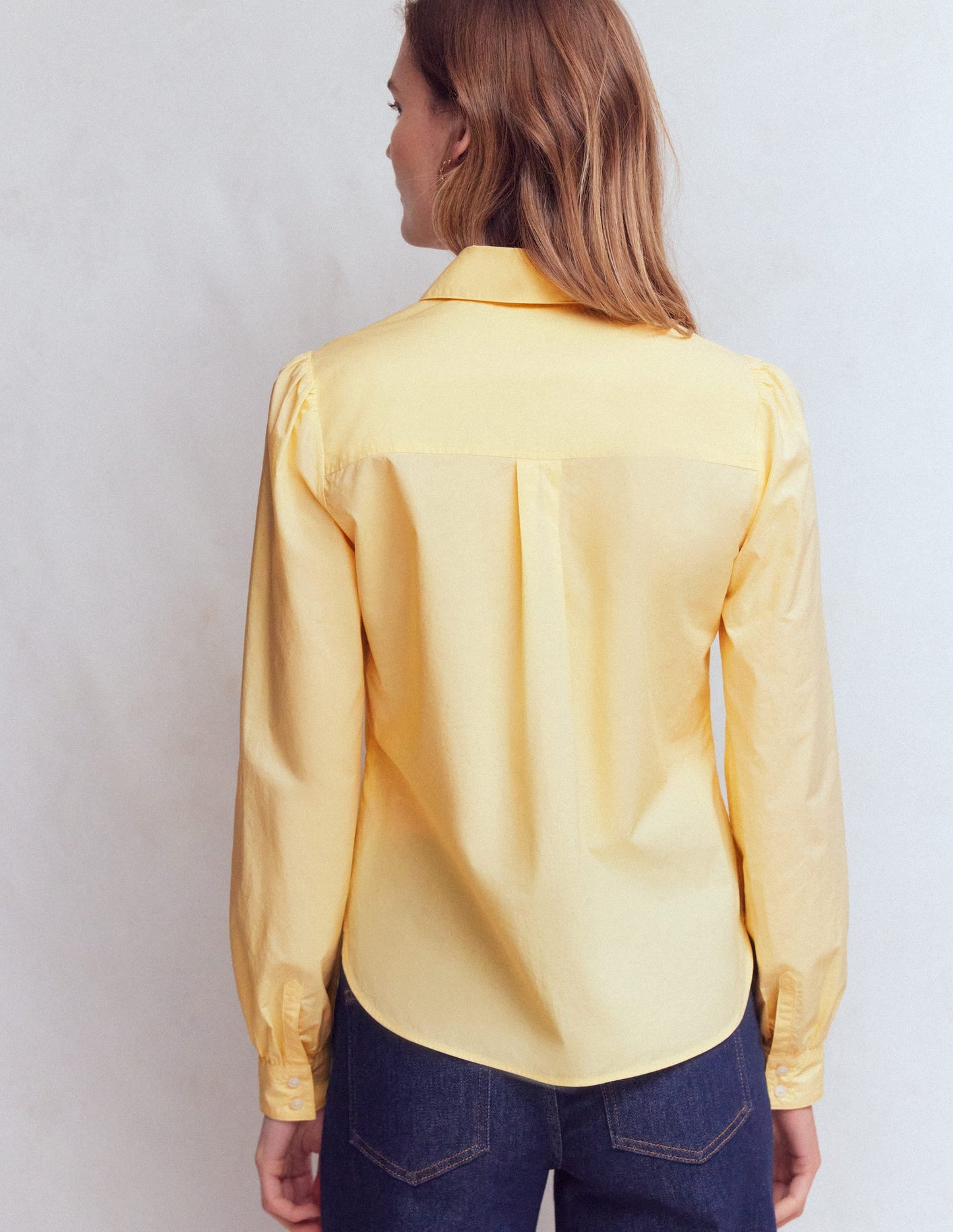 Cara Cotton Shirt-Buttercream