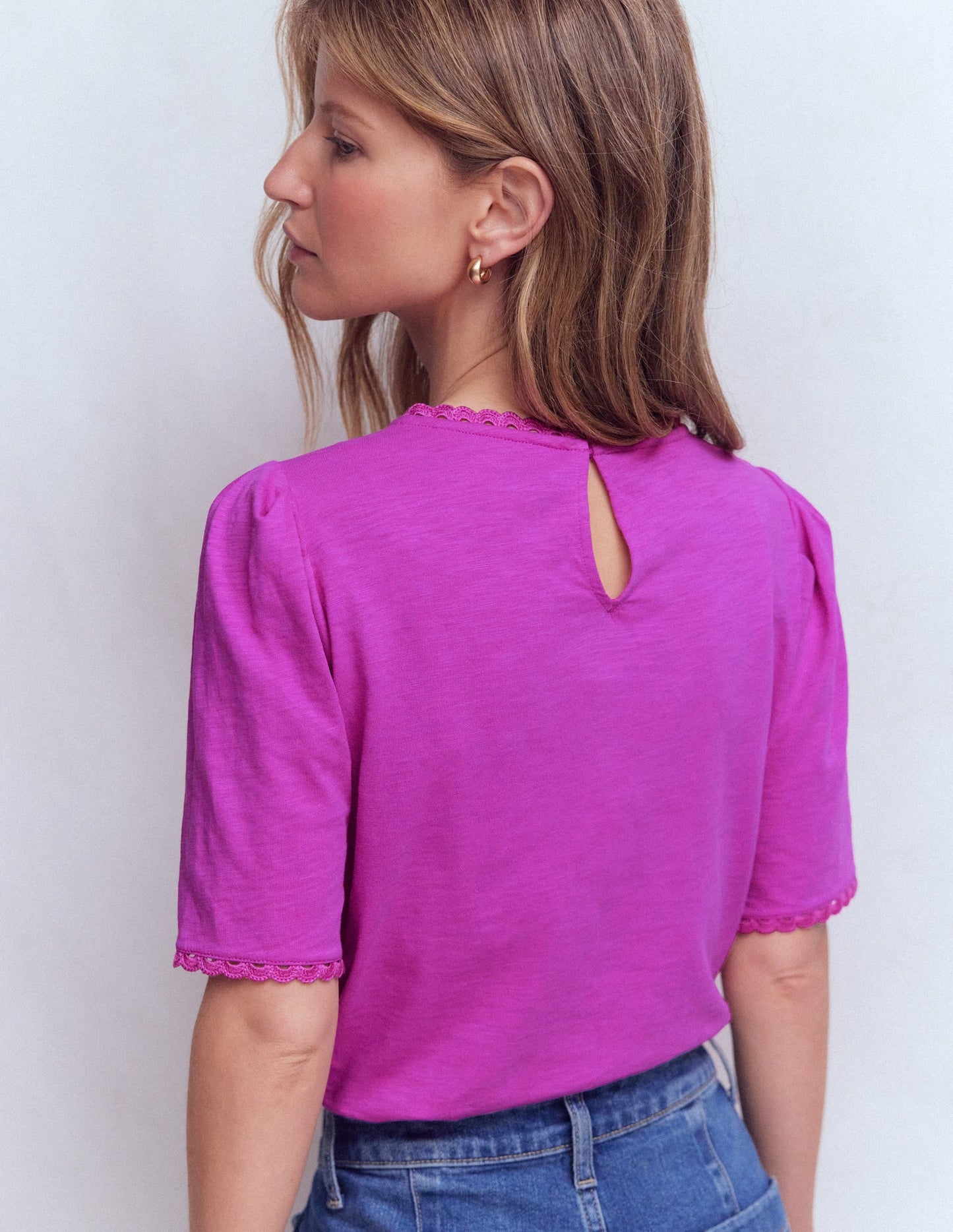 Ali Trim T-shirt-Passion Flower