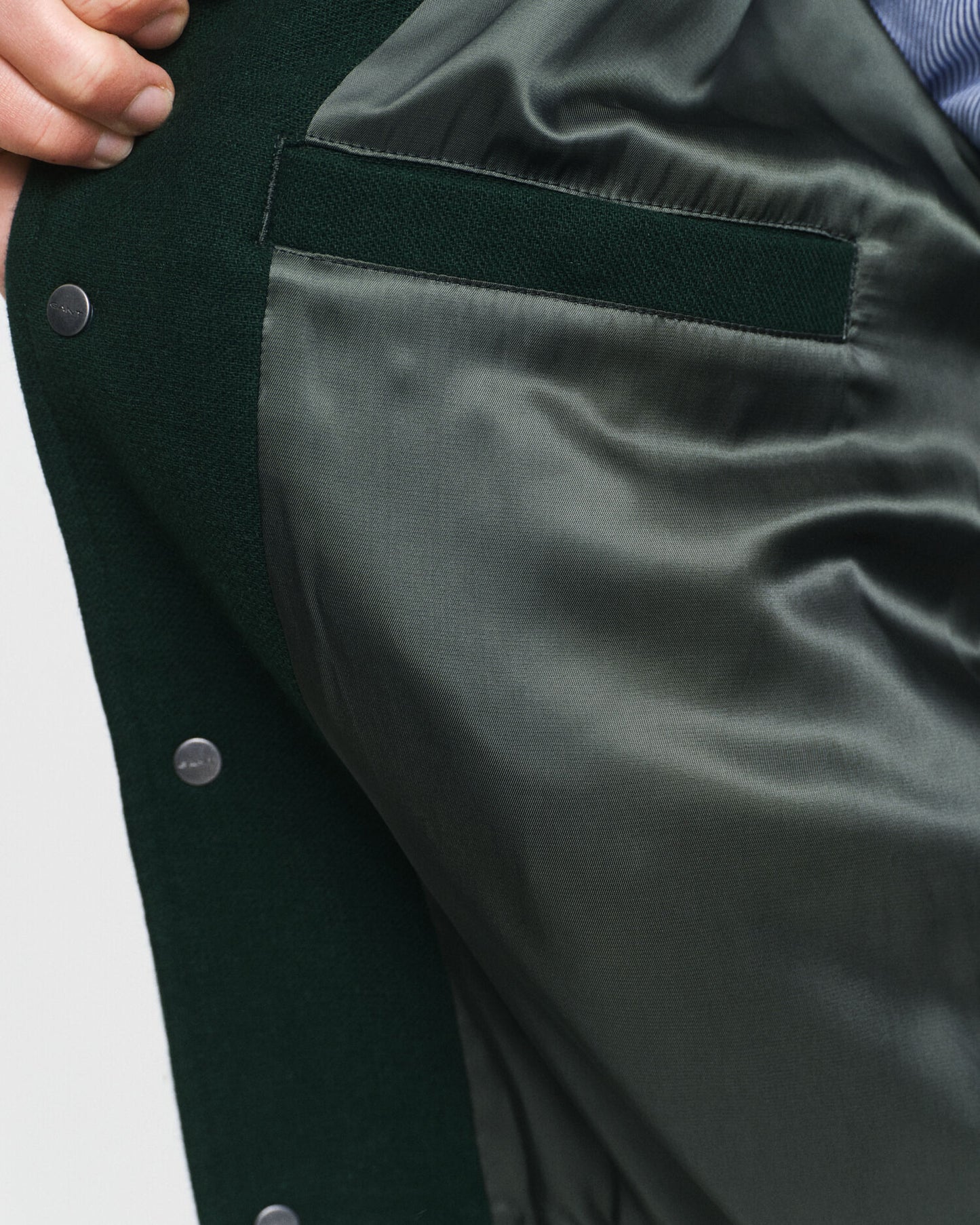 College-Jacke aus Wollmix