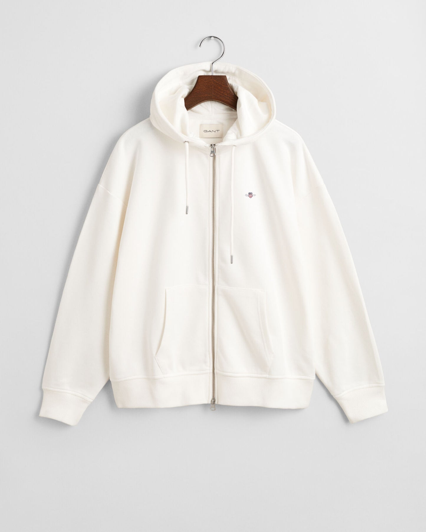 Kapuzenjacke mit Schild-Logo