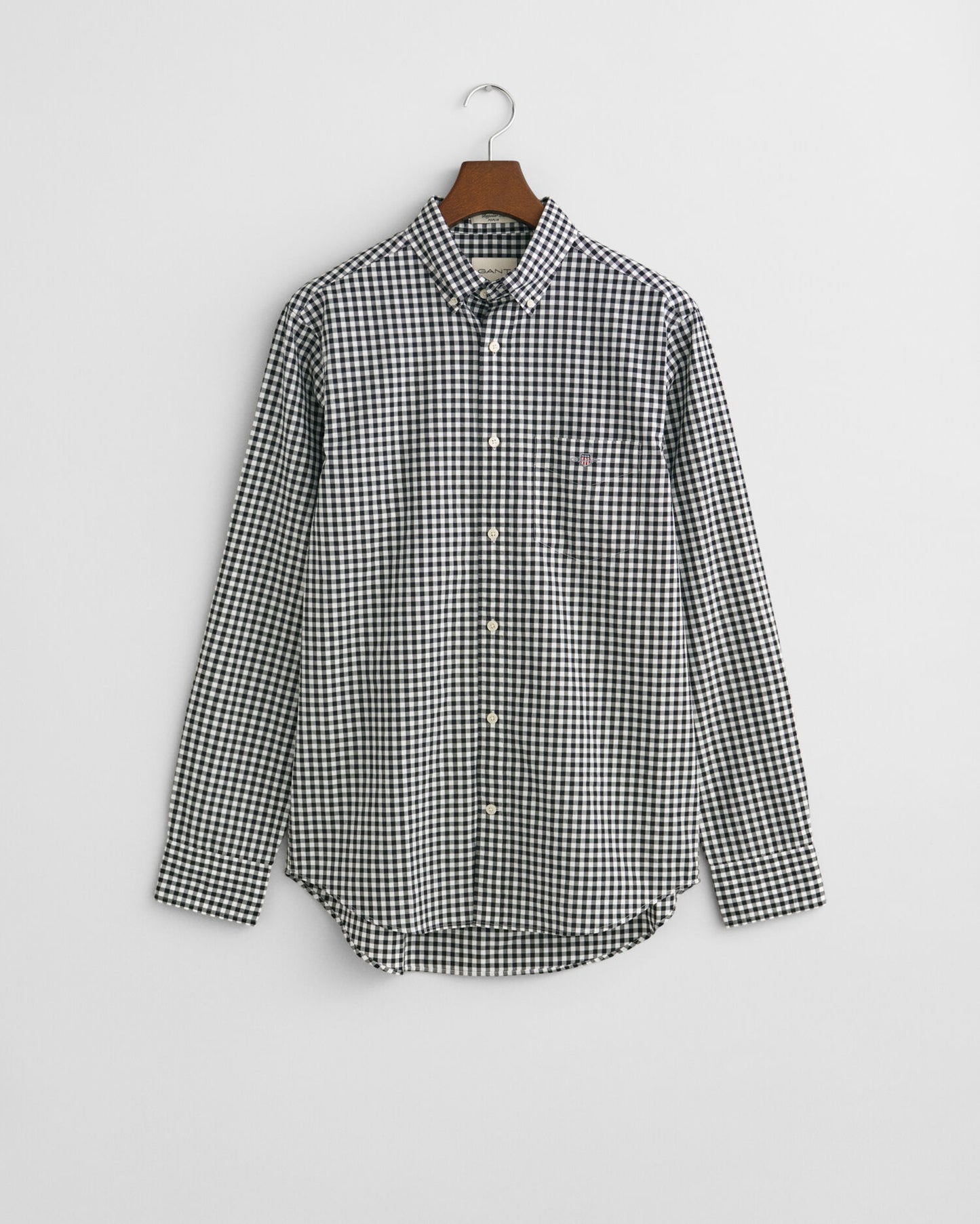 Regular Fit Hemd aus Popeline mit klassischem Gingham-Muster