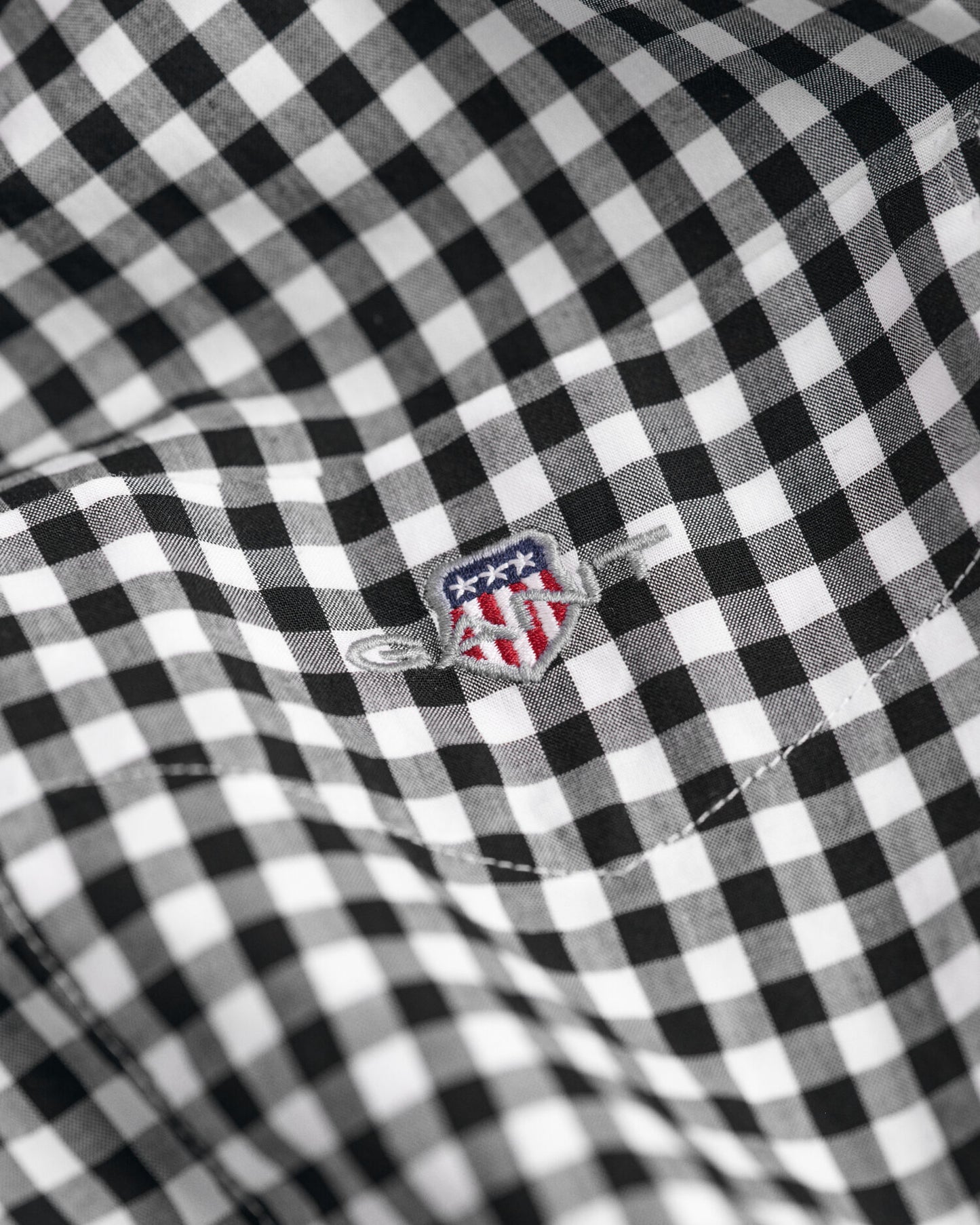 Regular Fit Hemd aus Popeline mit klassischem Gingham-Muster