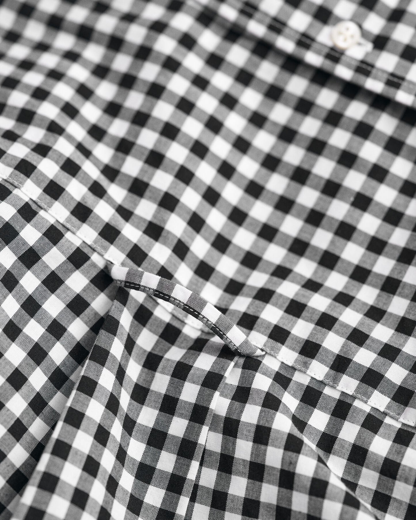 Regular Fit Hemd aus Popeline mit klassischem Gingham-Muster
