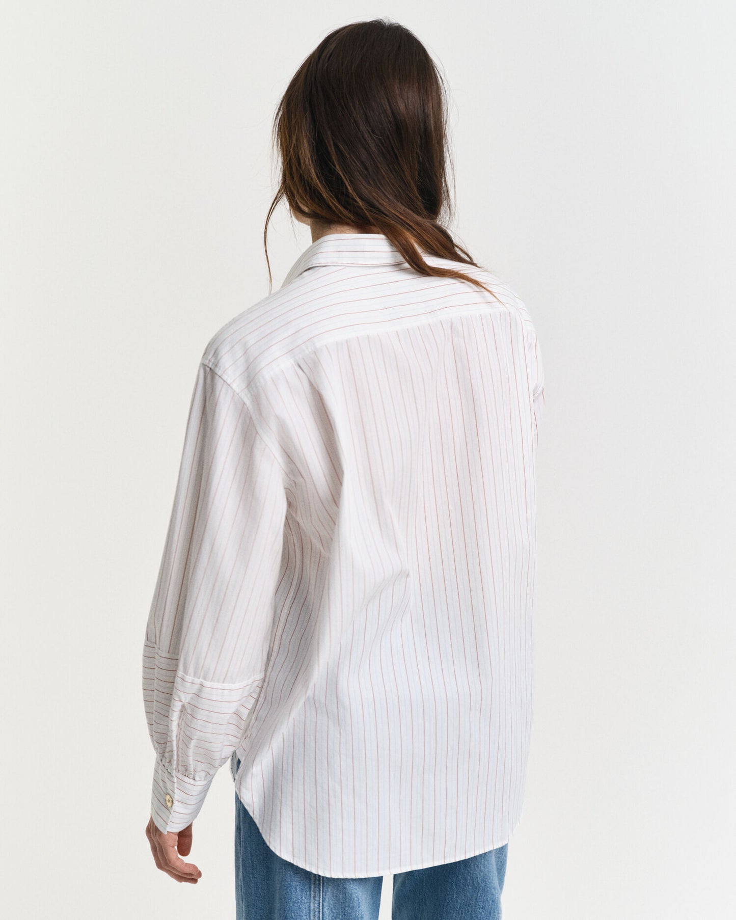 Hemd mit Volumenärmeln im Relaxed Fit mit Streifen