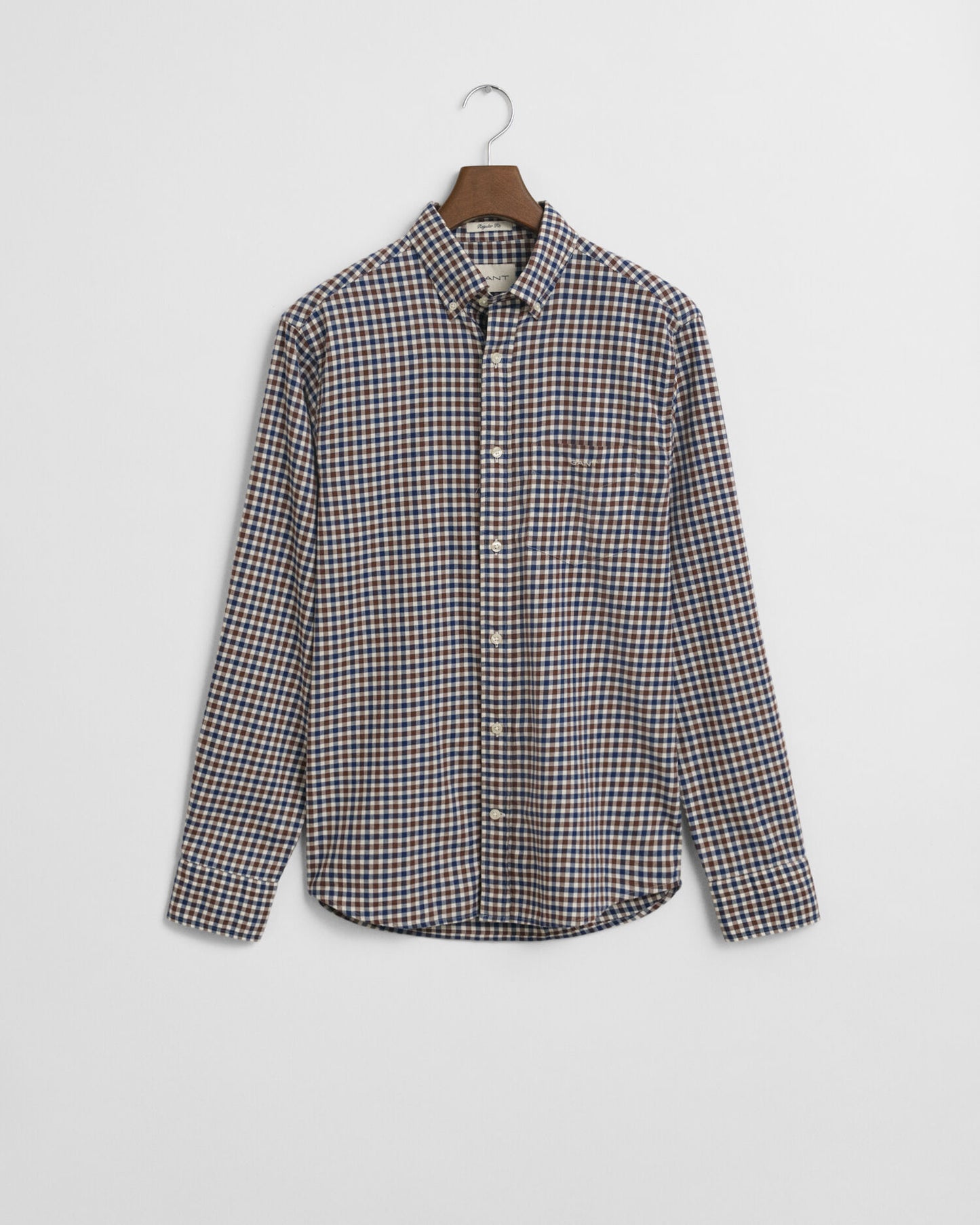 Regular Fit Gingham-Twillhemd