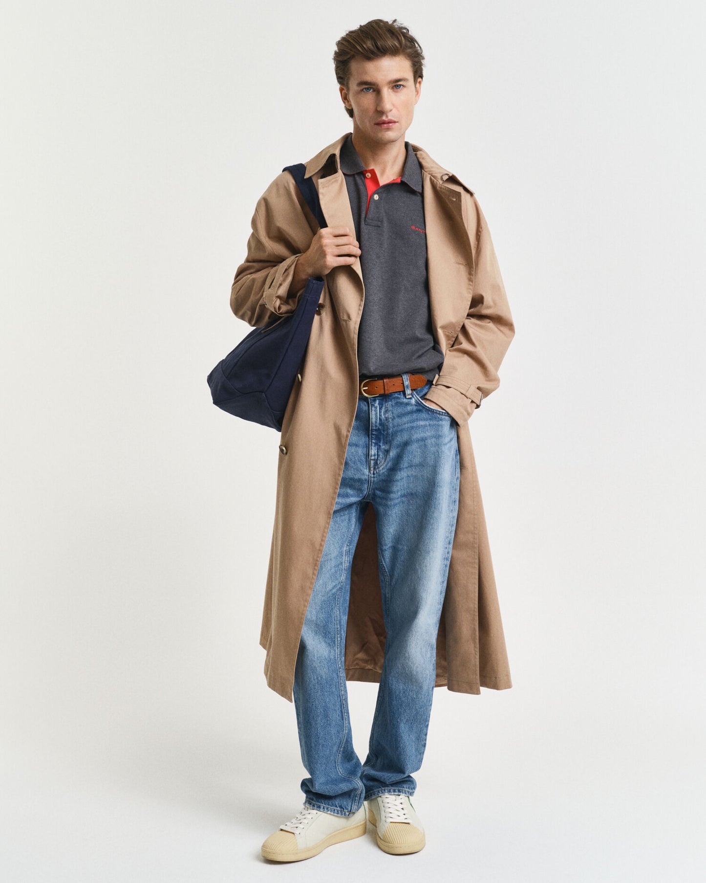 Contrast Pique Polo Shirt