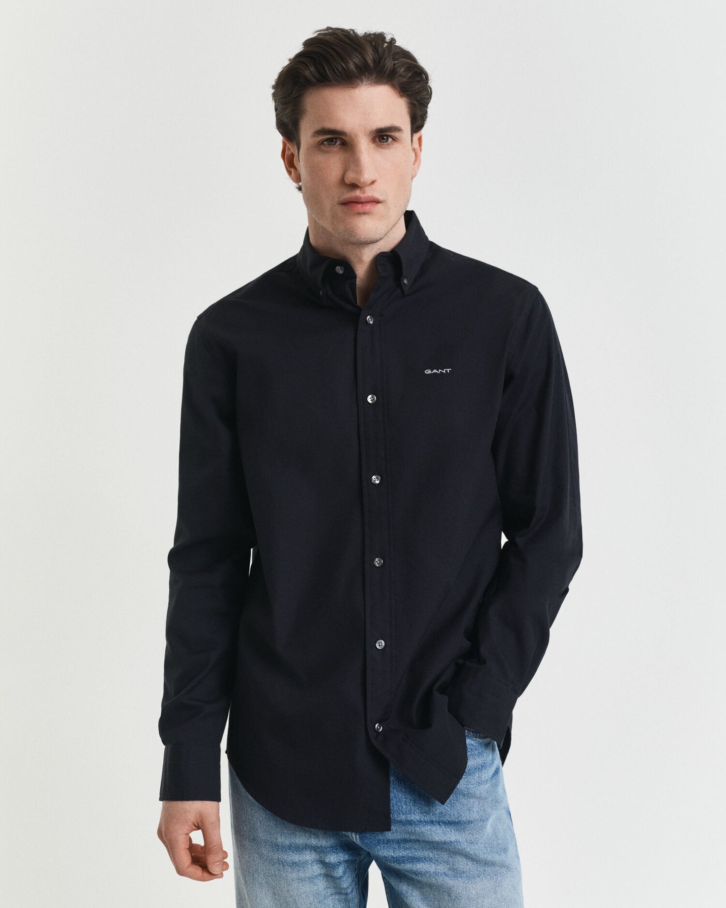 Regular Fit Pinpoint Oxford Hemd