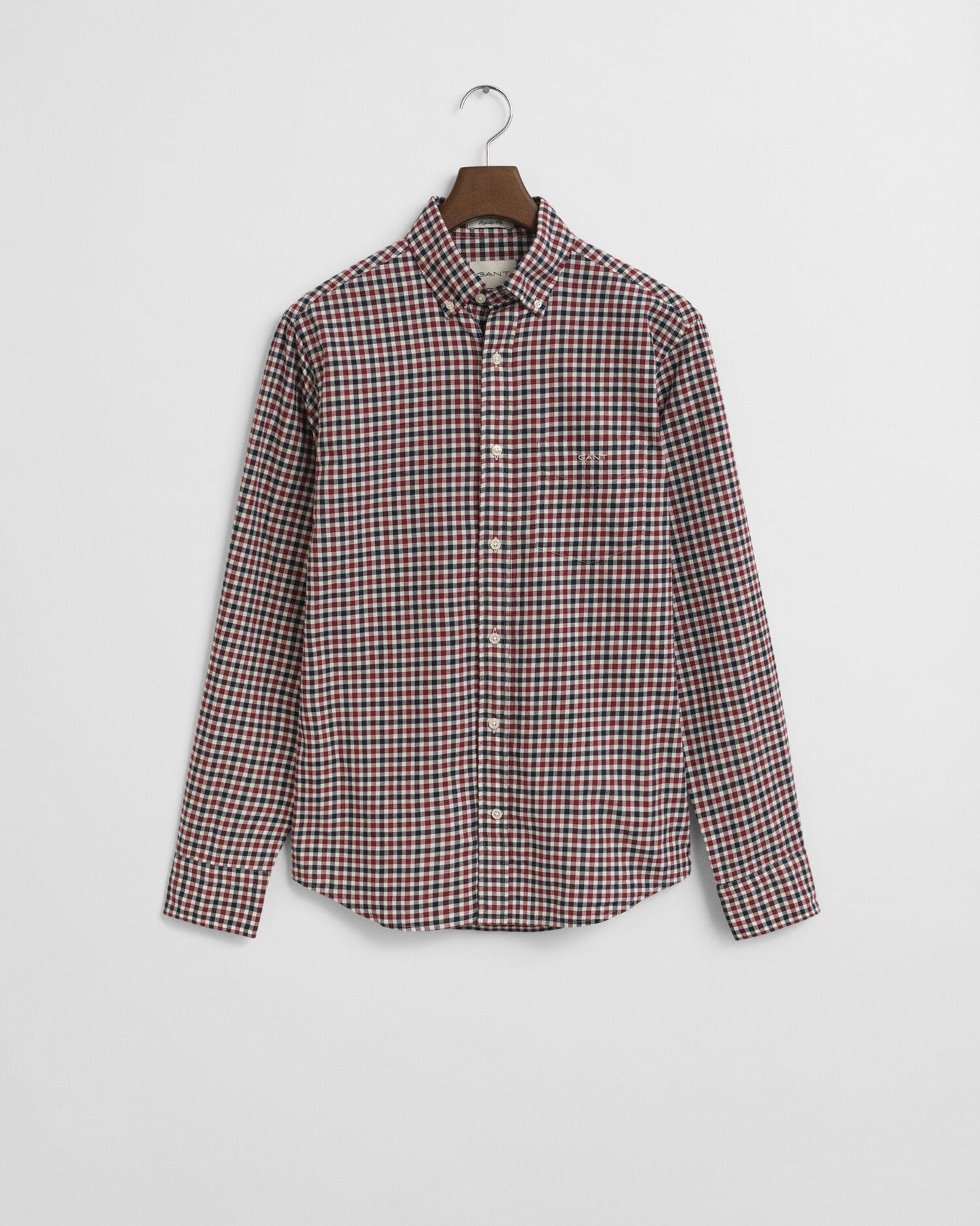 Regular Fit Gingham-Twill-Hemd