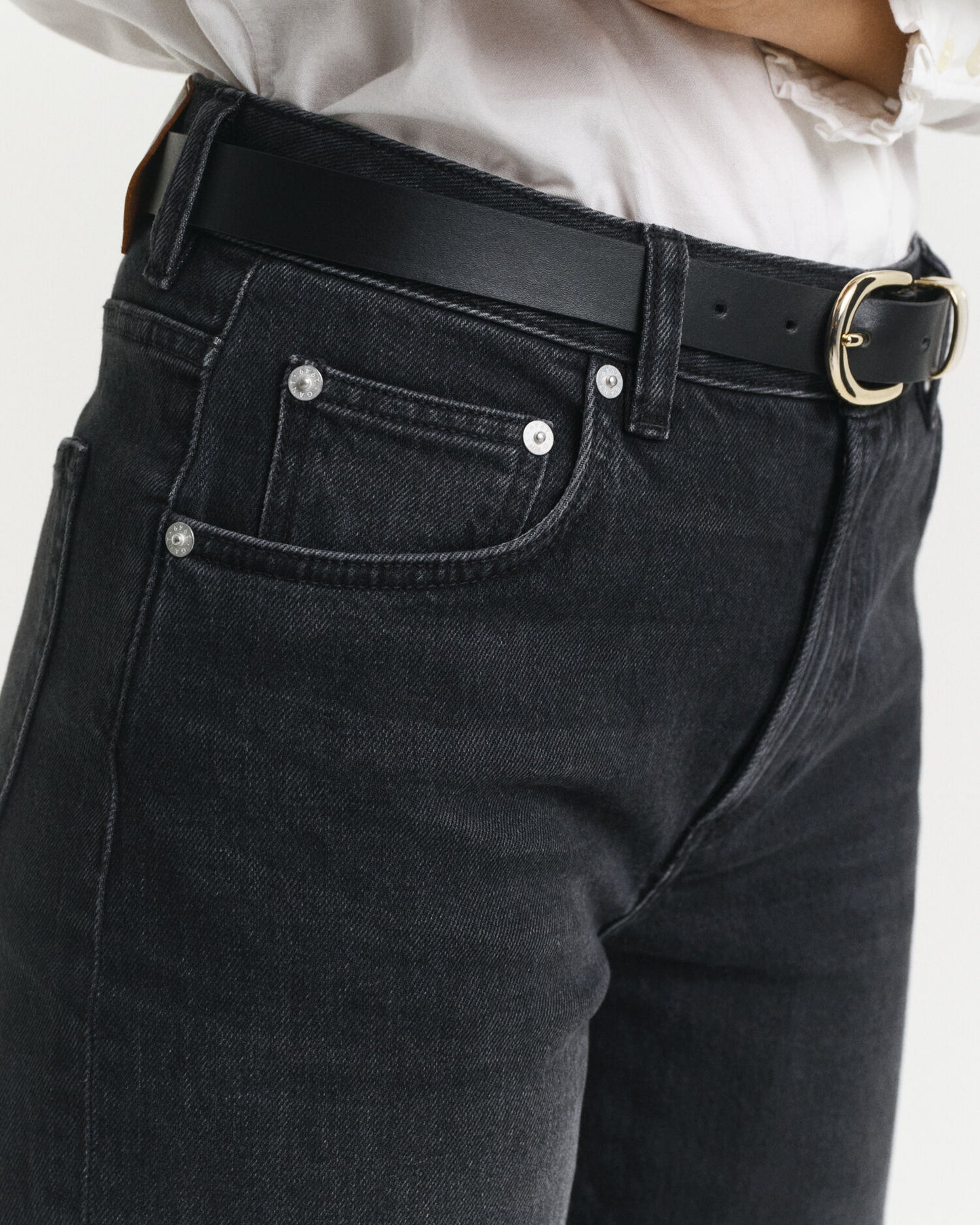 Stretch-Jeans mit geradem Bein