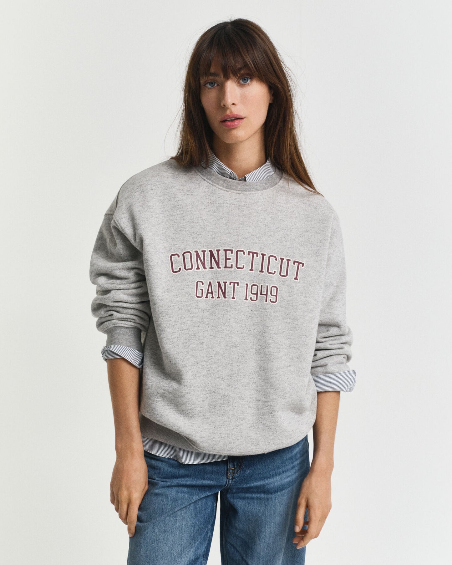 Bedrucktes Rundhals-Sweatshirt