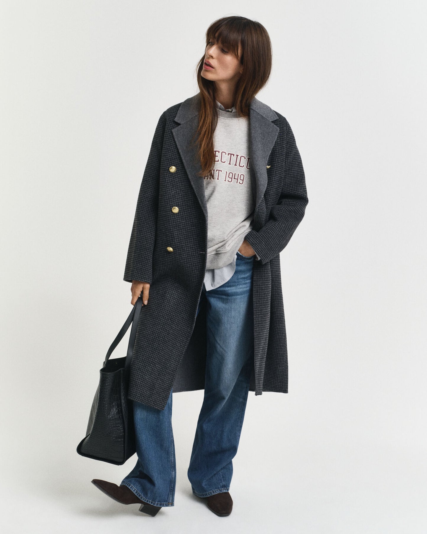 Bedrucktes Rundhals-Sweatshirt