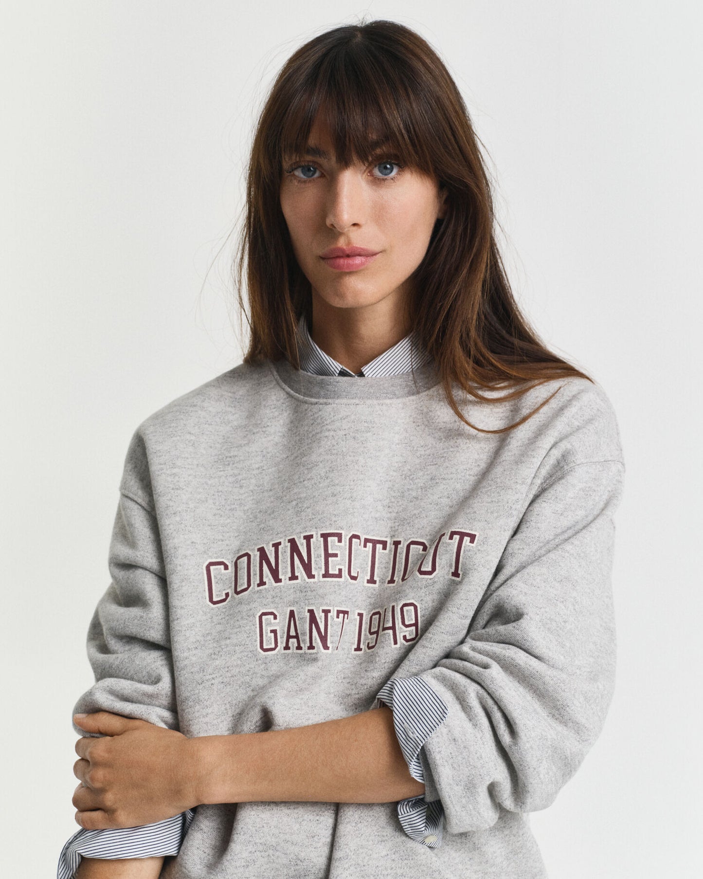 Bedrucktes Rundhals-Sweatshirt
