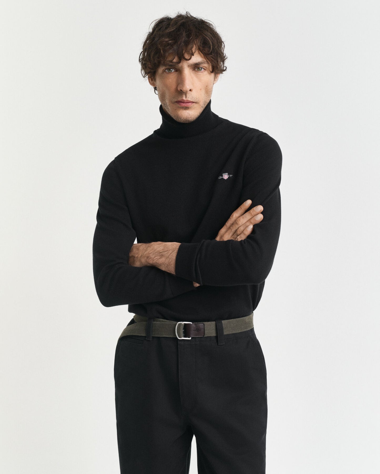 Klassischer Rollkragenpullover aus Baumwolle