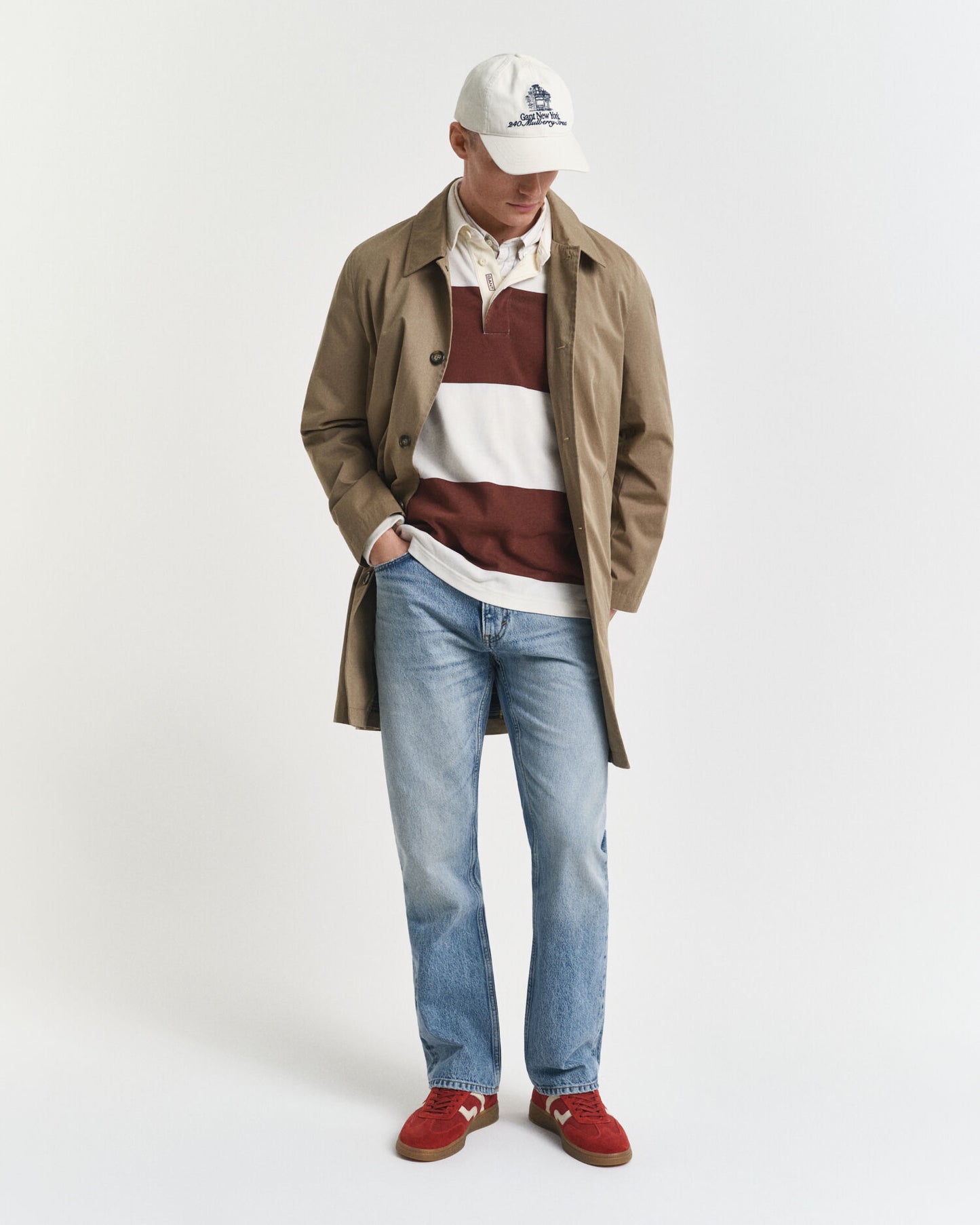 Vintage-Bootcut-Jeans im Washed-Look