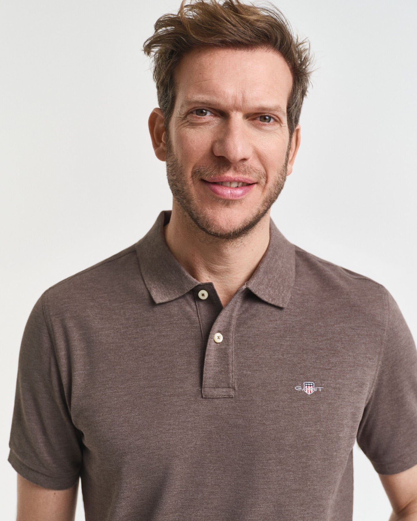 Regular Fit Shield Piqué-Poloshirt