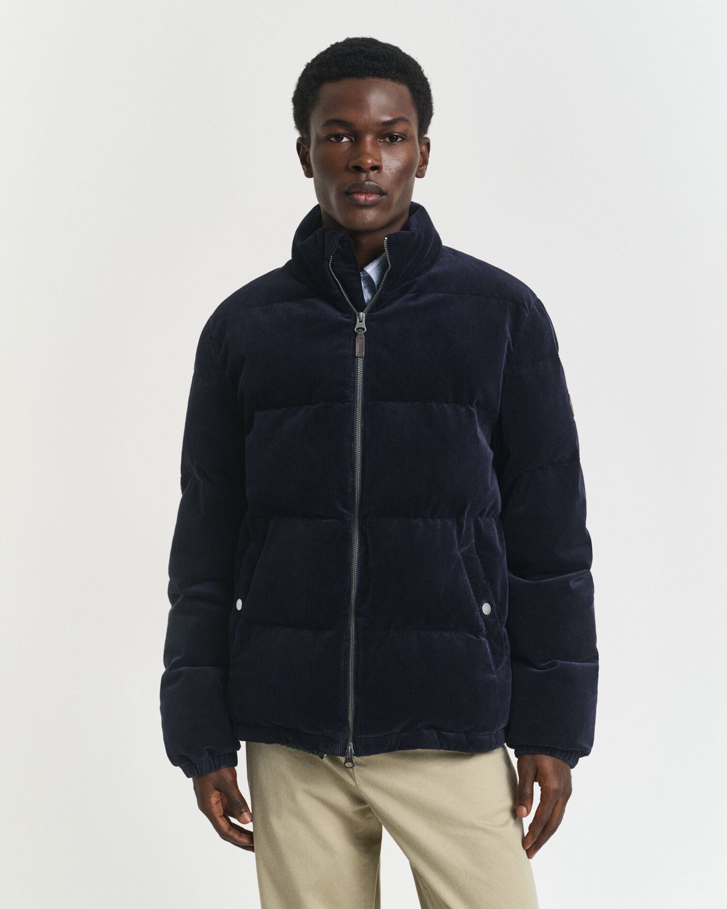 Cord-Pufferjacke